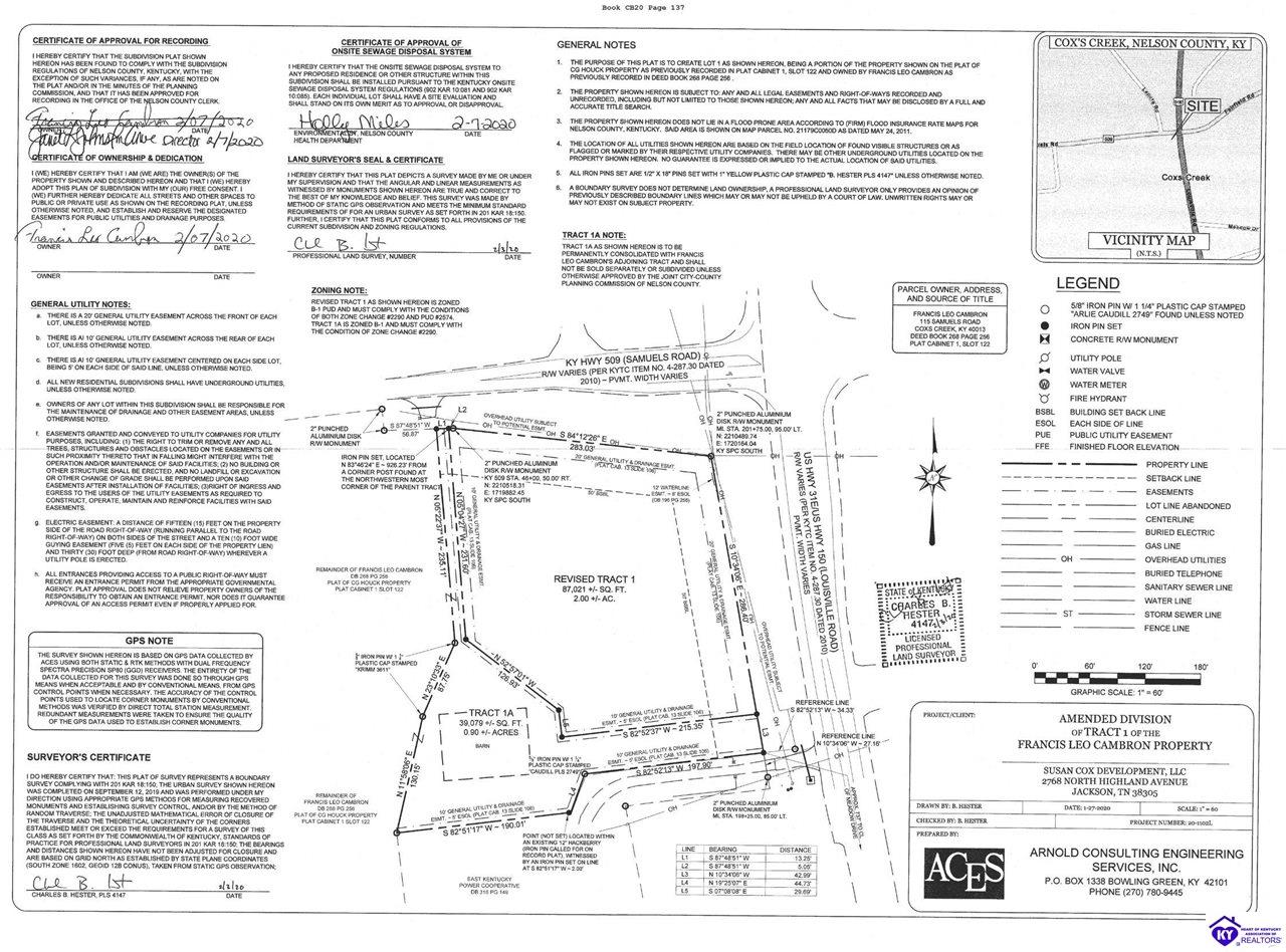 1A Bardstown RoadCoxs Creek,&nbsp;KY&nbsp;40013