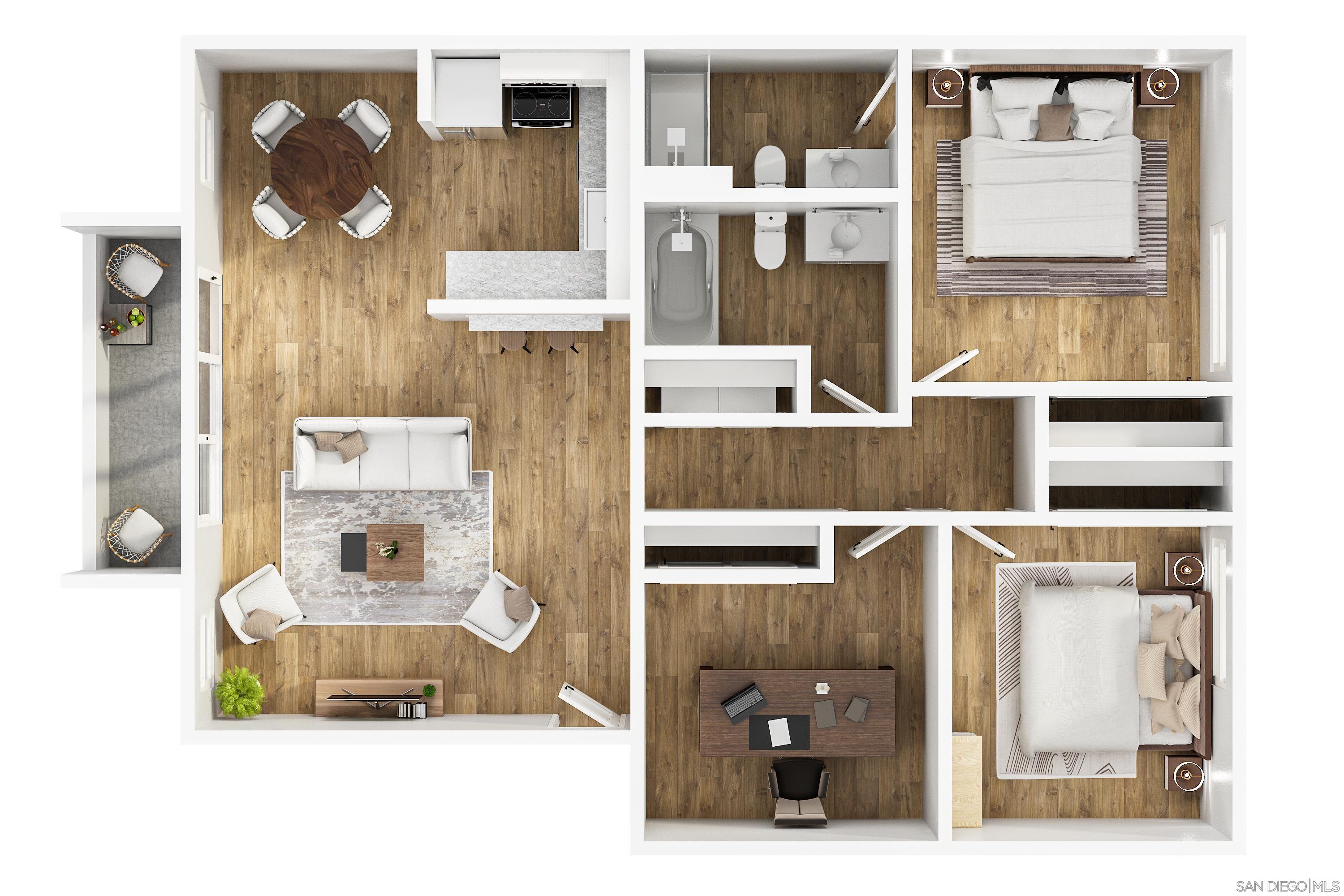 Detail Gallery Image 20 of 36 For 6901  Alvarado Rd  #9,  San Diego,  CA 92120 - 3 Beds | 2 Baths