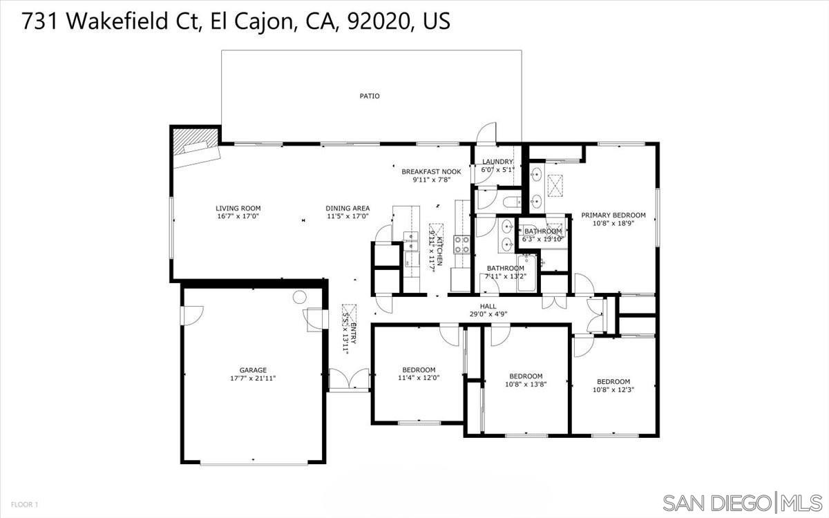 Detail Gallery Image 55 of 55 For 731  Wakefield Ct, El Cajon,  CA 92020 - 4 Beds | 2 Baths
