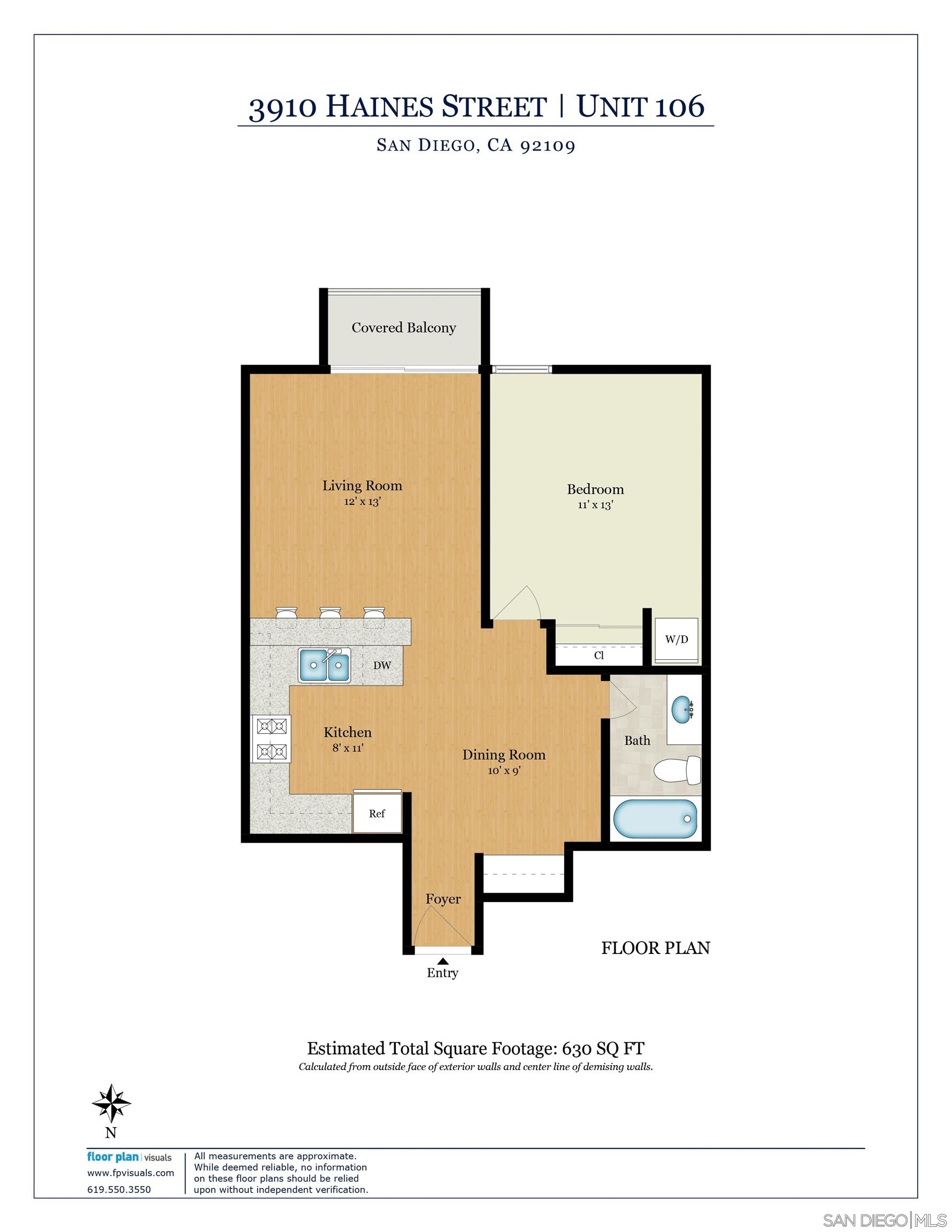 Detail Gallery Image 25 of 25 For 3910  Haines St  #106,  San Diego,  CA 92109 - 1 Beds | 1 Baths