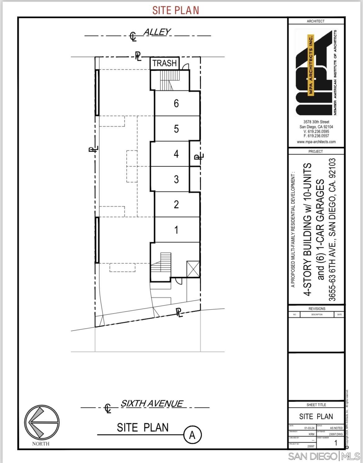 Detail Gallery Image 37 of 38 For 3655-63  6th Ave, San Diego,  CA 92103 - – Beds | – Baths