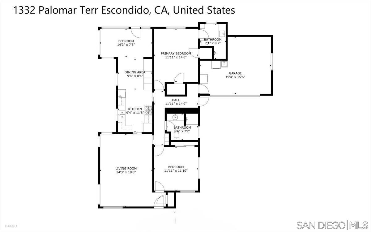 Detail Gallery Image 59 of 59 For 1332  Palomar Ter, Escondido,  CA 92027 - 3 Beds | 2 Baths