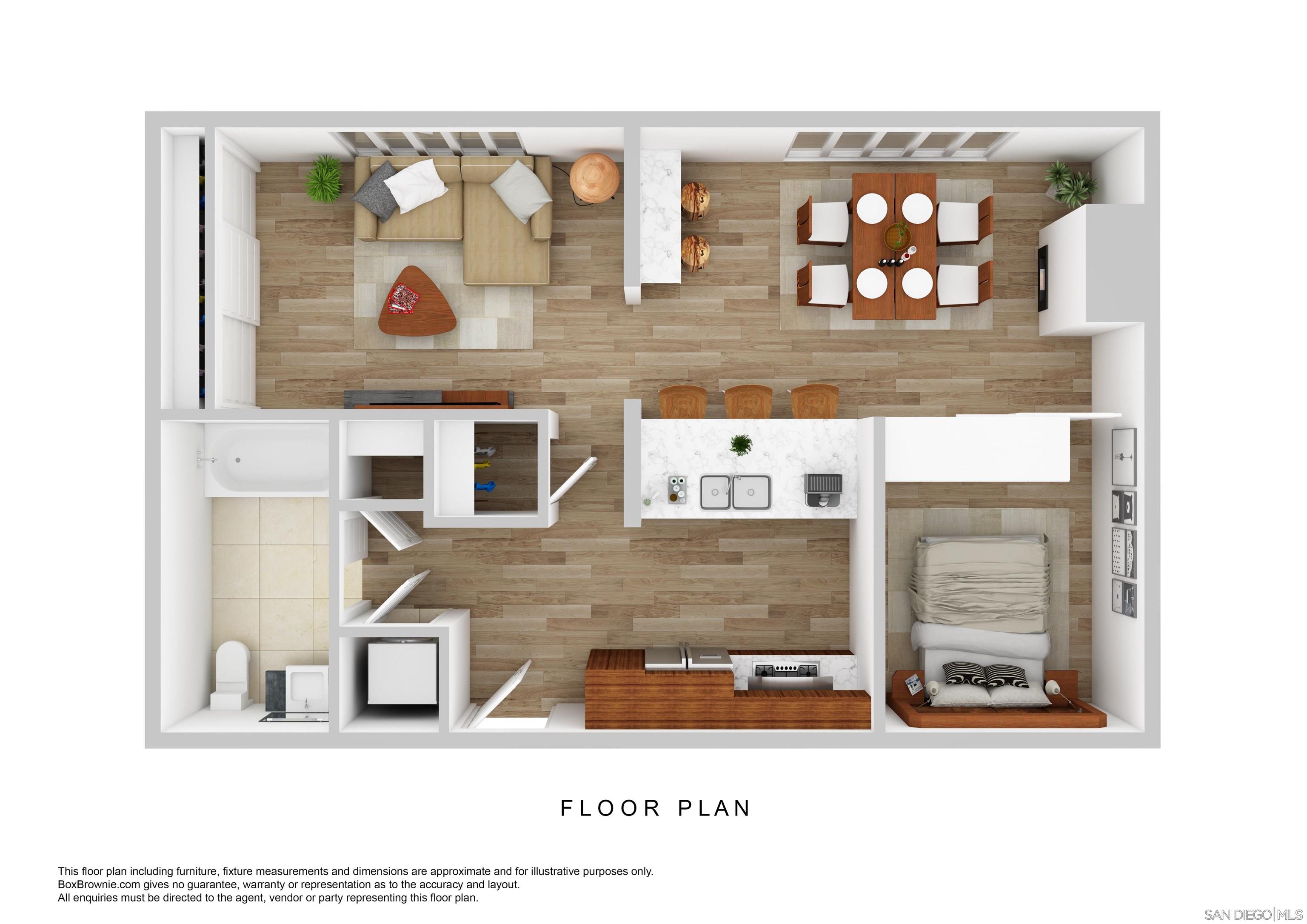 Detail Gallery Image 20 of 40 For 700 W E St  #403,  San Diego,  CA 92101 - 1 Beds | 1 Baths