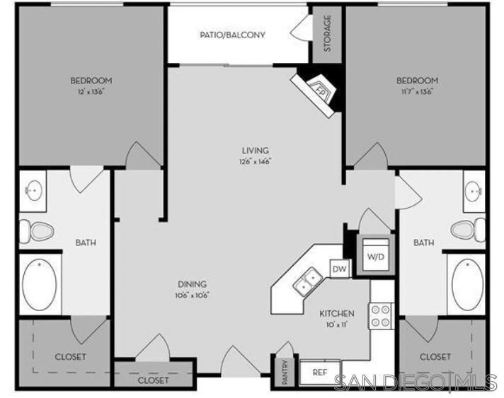 Detail Gallery Image 17 of 20 For 4155  Executive Dr  E310, La Jolla,  CA 92037 - 2 Beds | 2 Baths