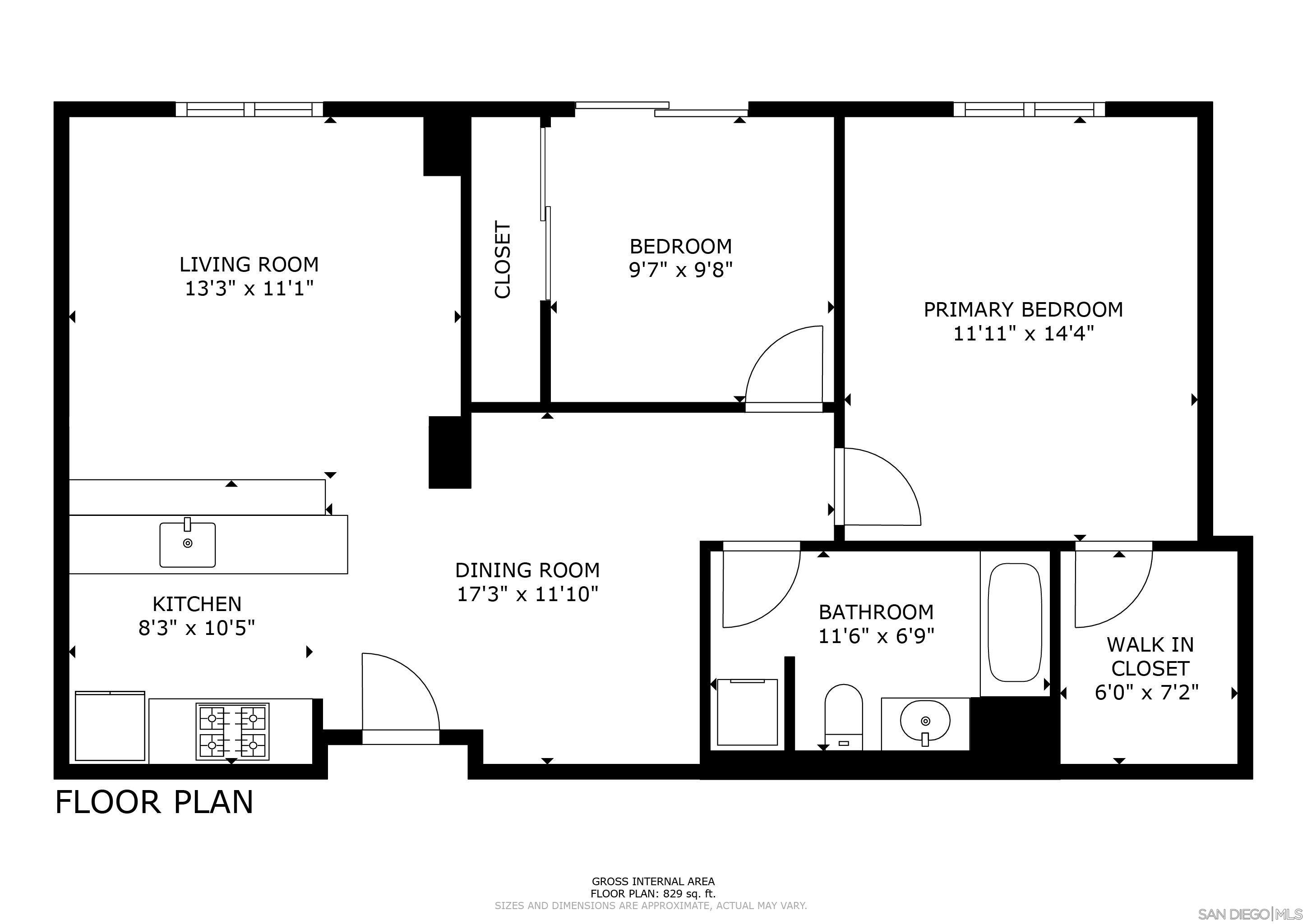 Detail Gallery Image 4 of 53 For 425 W Beech St  #433,  San Diego,  CA 92101 - 2 Beds | 1 Baths