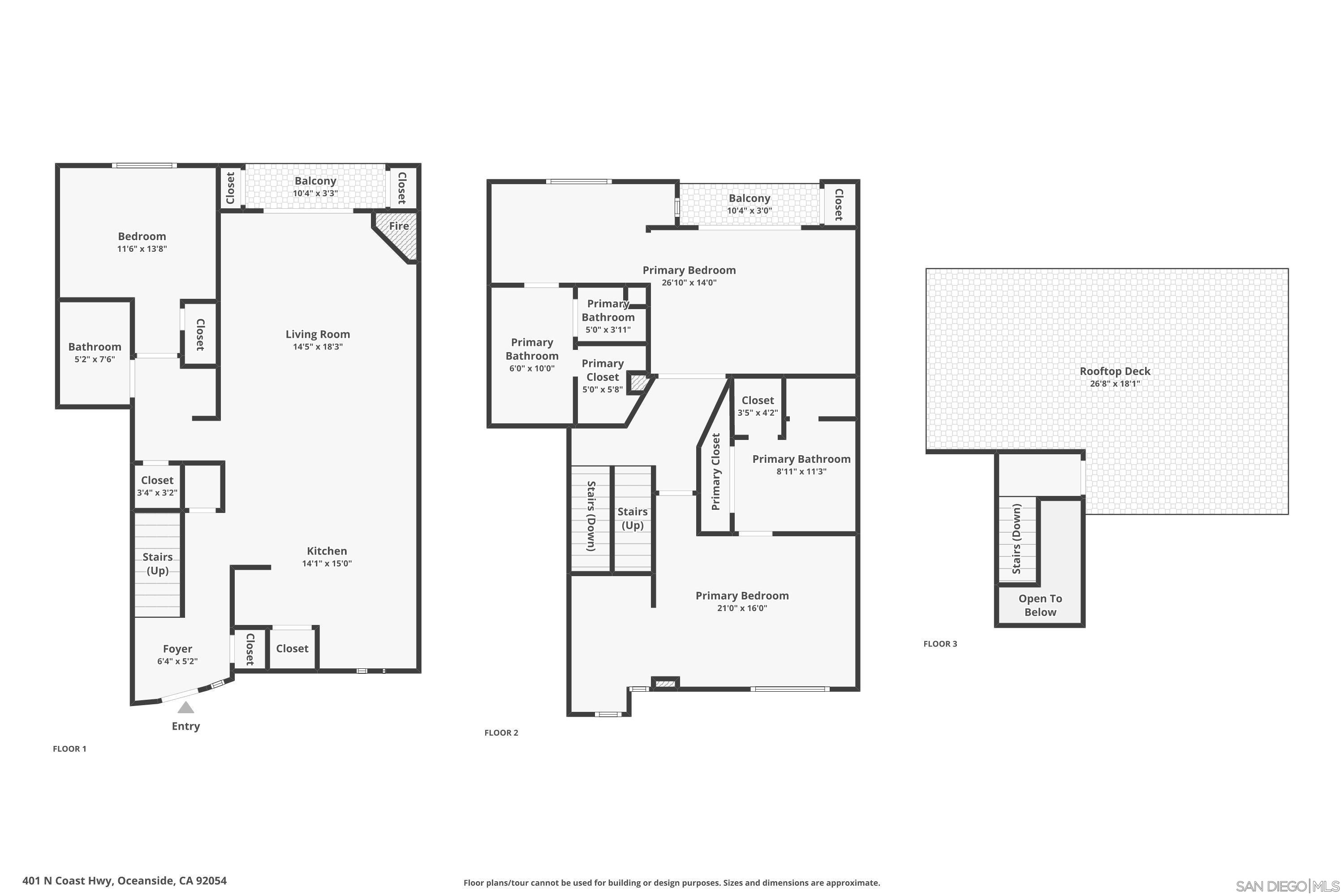 Detail Gallery Image 42 of 44 For 401 N Coast Hwy  #210,  Oceanside,  CA 92054 - 3 Beds | 3 Baths