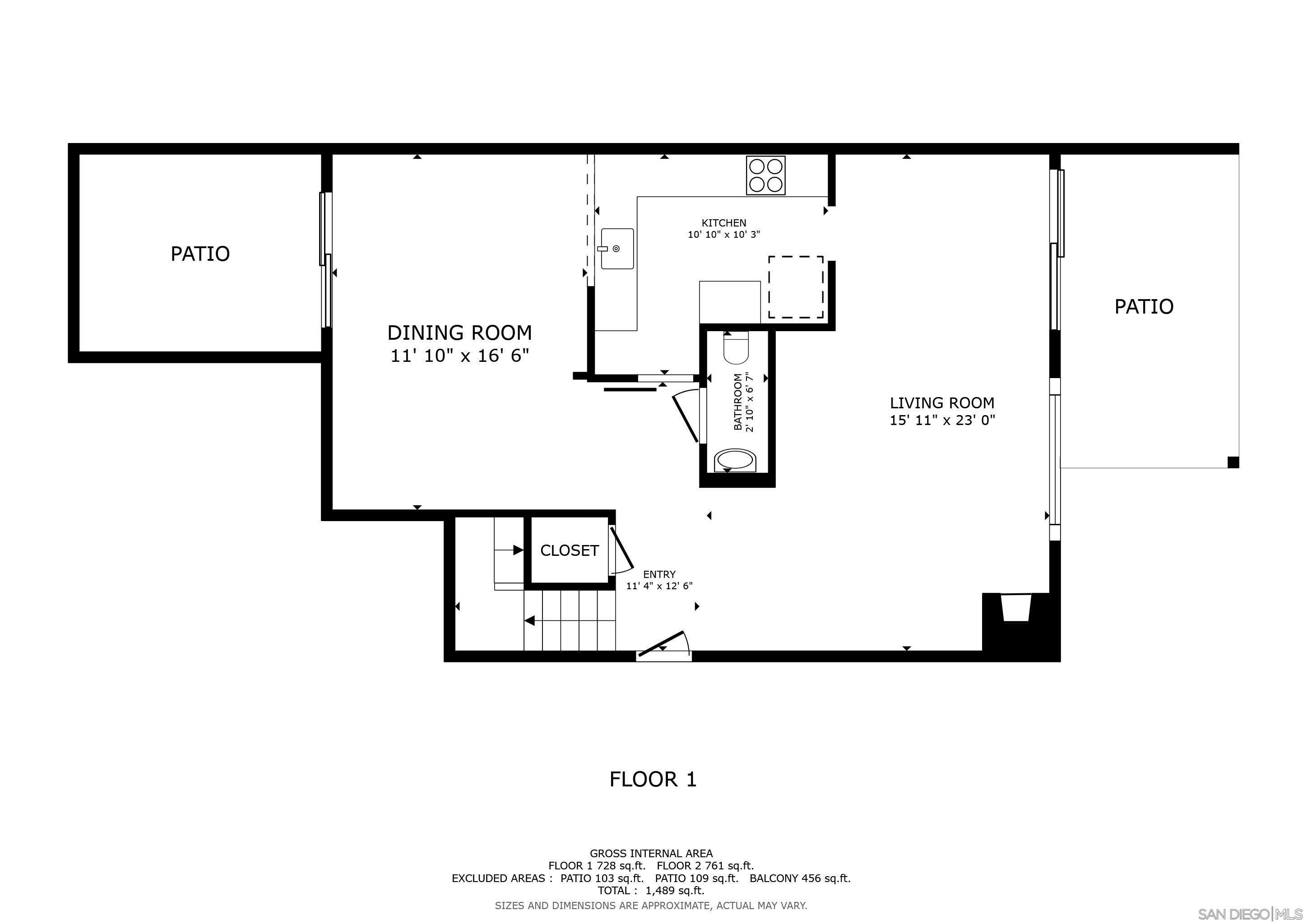 Detail Gallery Image 31 of 32 For 8745  Caminito Sueno, La Jolla,  CA 92037 - 3 Beds | 2/1 Baths