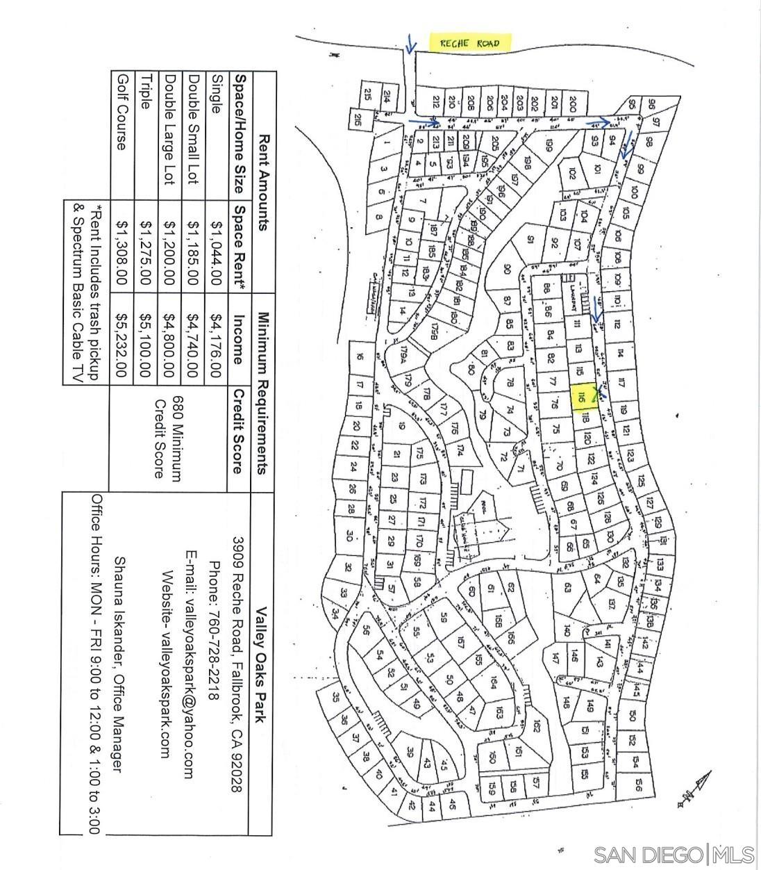 Detail Gallery Image 27 of 27 For 3909  Reche Rd  Spc 116,  Fallbrook,  CA 92028 - 3 Beds | 2 Baths