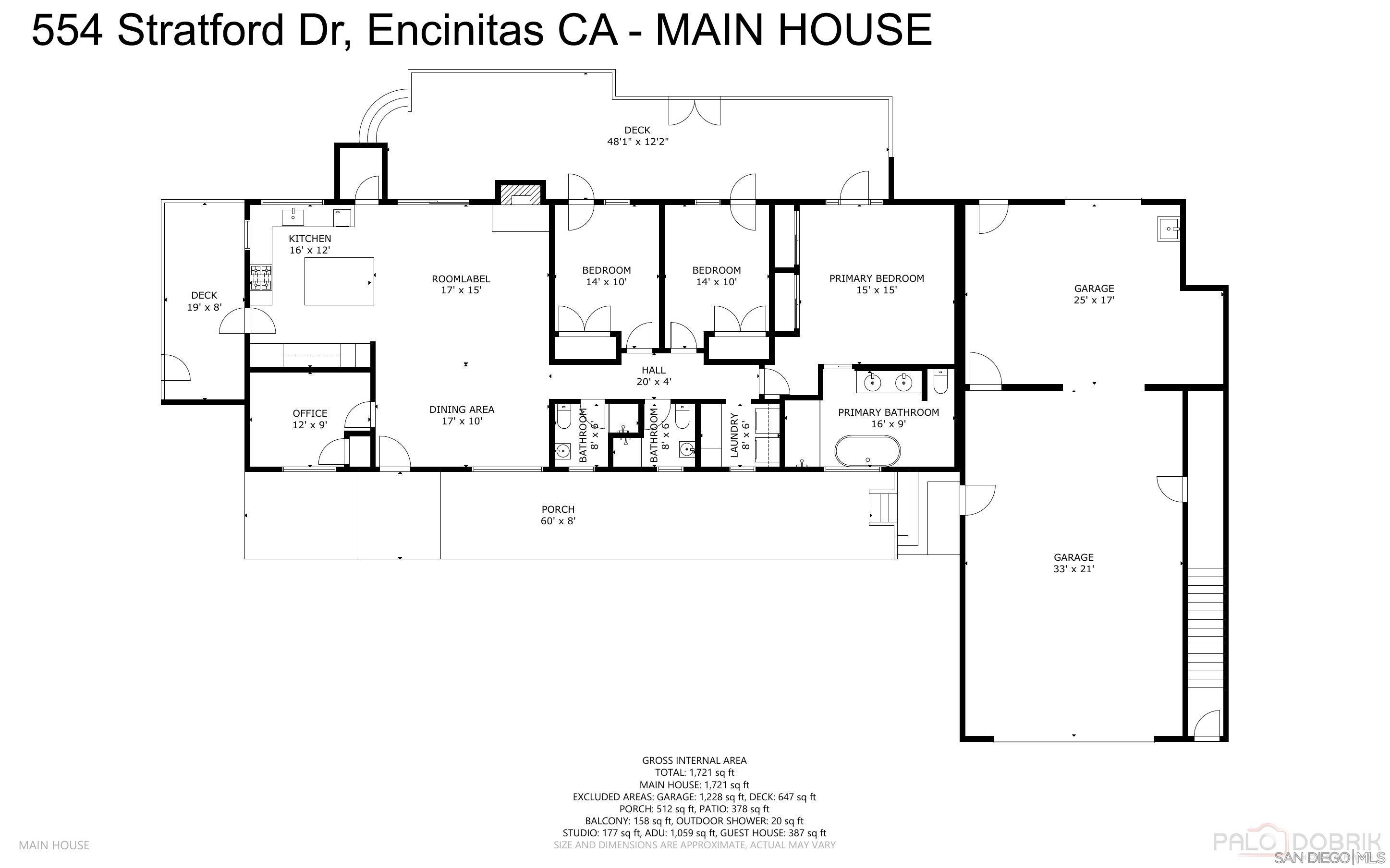 Detail Gallery Image 52 of 55 For 554 & 556  Stratford Dr, Encinitas,  CA 92024 - 7 Beds | 6/1 Baths