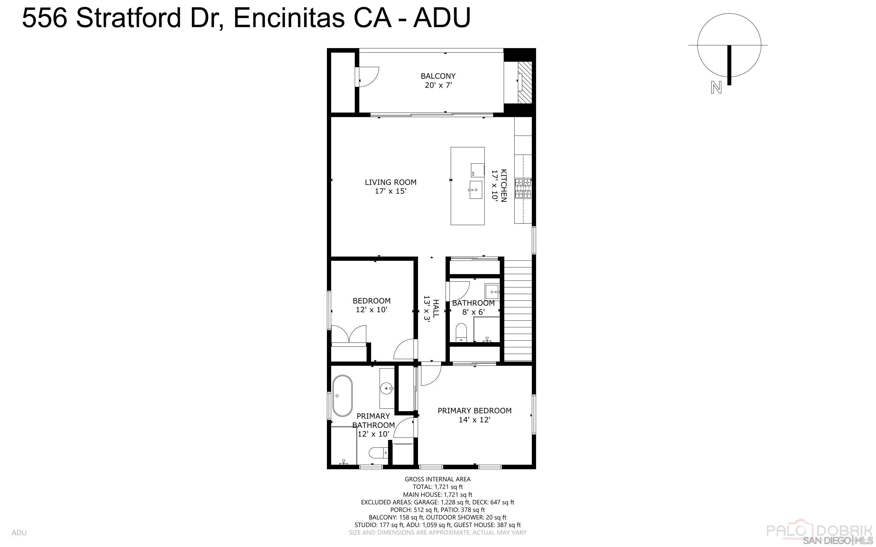 Detail Gallery Image 53 of 55 For 554 & 556  Stratford Dr, Encinitas,  CA 92024 - 7 Beds | 6/1 Baths