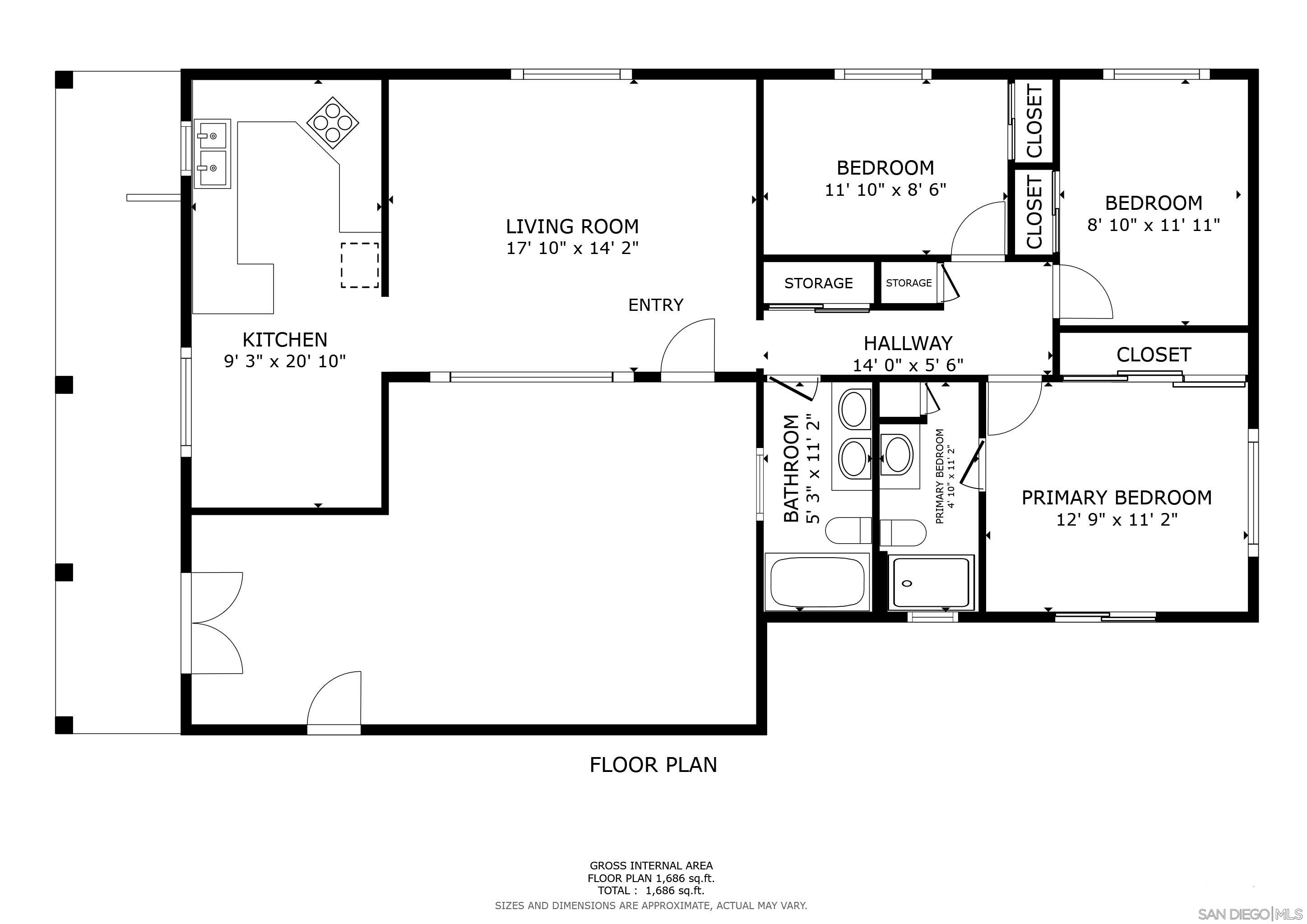 Detail Gallery Image 15 of 27 For 5253  Lewison Pl, San Diego,  CA 92120 - 3 Beds | 2 Baths