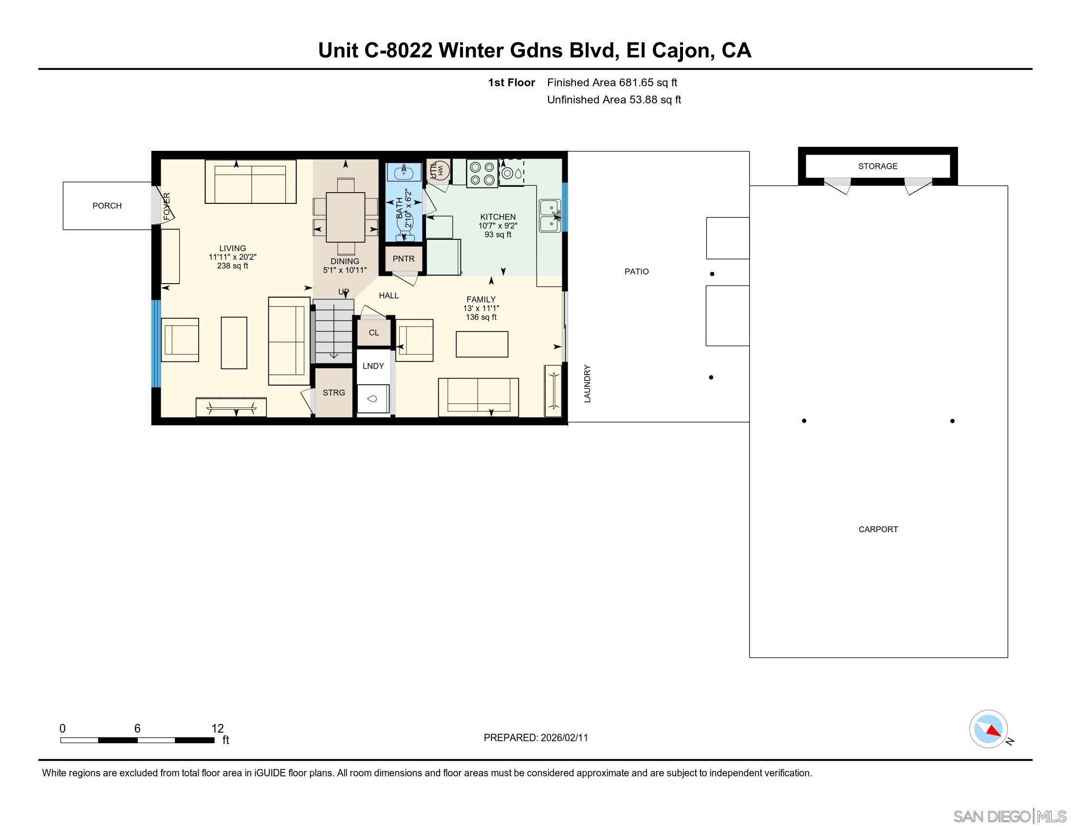 Detail Gallery Image 31 of 32 For 8022  Winter Gardens Blvd  #C,  El Cajon,  CA 92021 - 3 Beds | 1/1 Baths