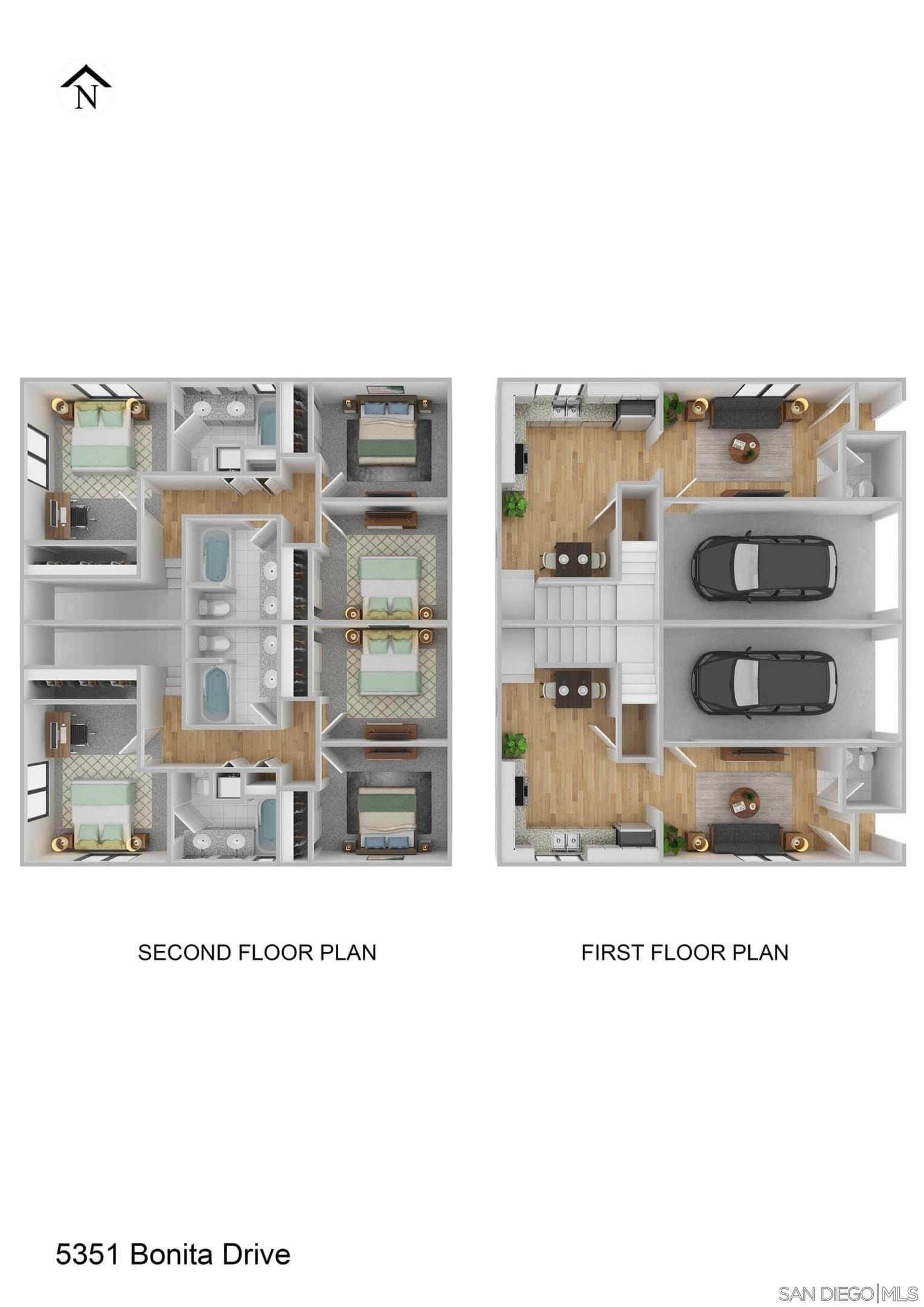 Detail Gallery Image 8 of 9 For 5351  Bonita Dr, San Diego,  CA 92114 - 2 Beds | 1 Baths