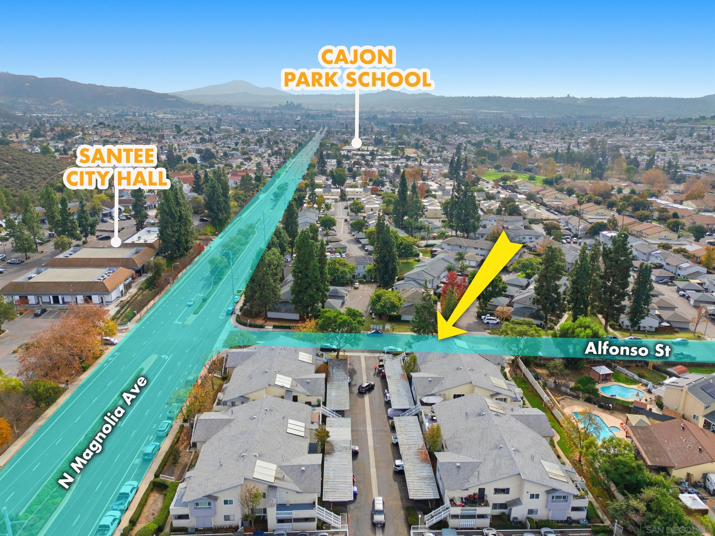 Detail Gallery Image 17 of 27 For 10382  Alphonse St  #F4,  Santee,  CA 92071 - 2 Beds | 1/1 Baths