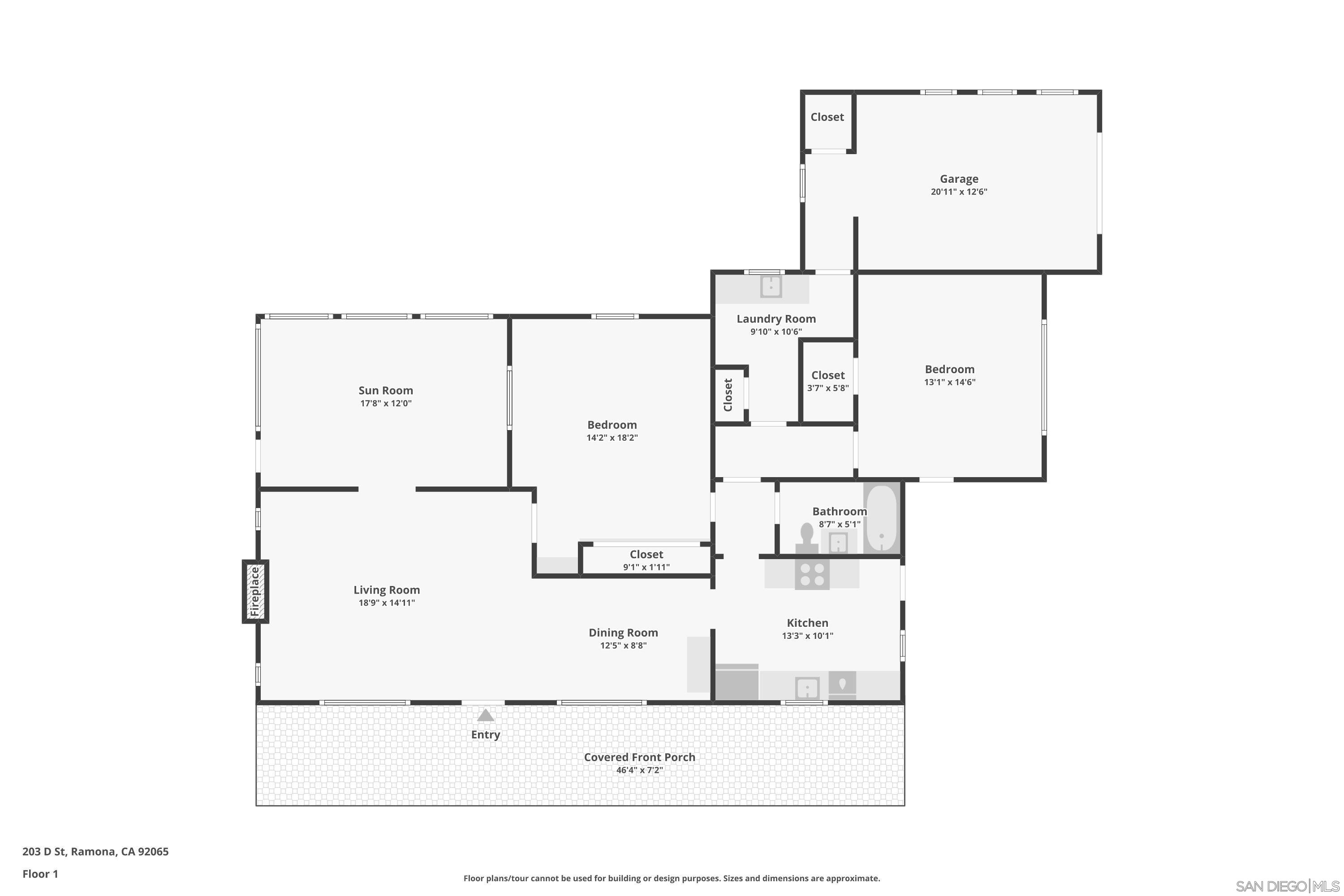 Detail Gallery Image 26 of 26 For 203  D St, Ramona,  CA 92065 - 2 Beds | 1 Baths