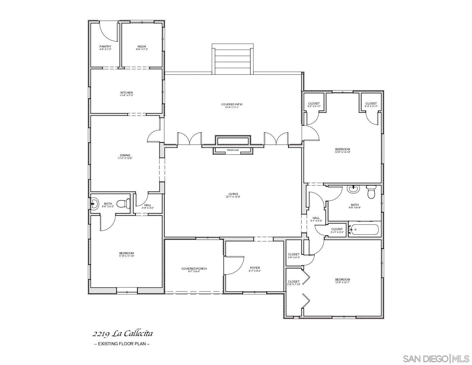 Detail Gallery Image 46 of 47 For 2219  La Callecita, San Diego,  CA 92103 - 3 Beds | 1/1 Baths