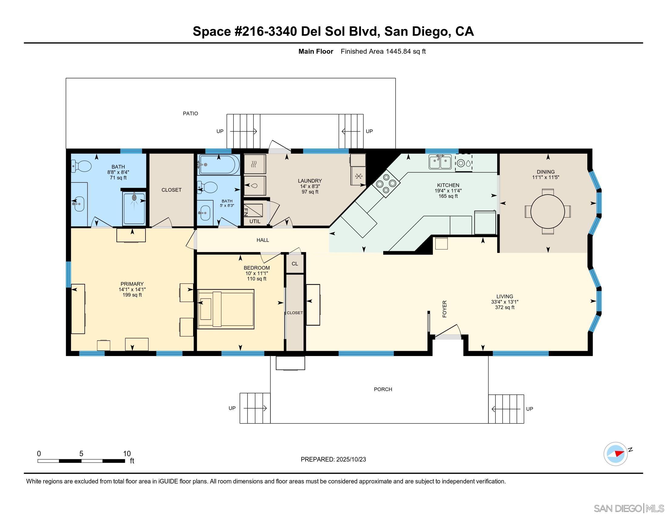 Detail Gallery Image 5 of 29 For 3340  Del Sol Blvd  Spc 216,  San Diego,  CA 92154 - 2 Beds | 2 Baths