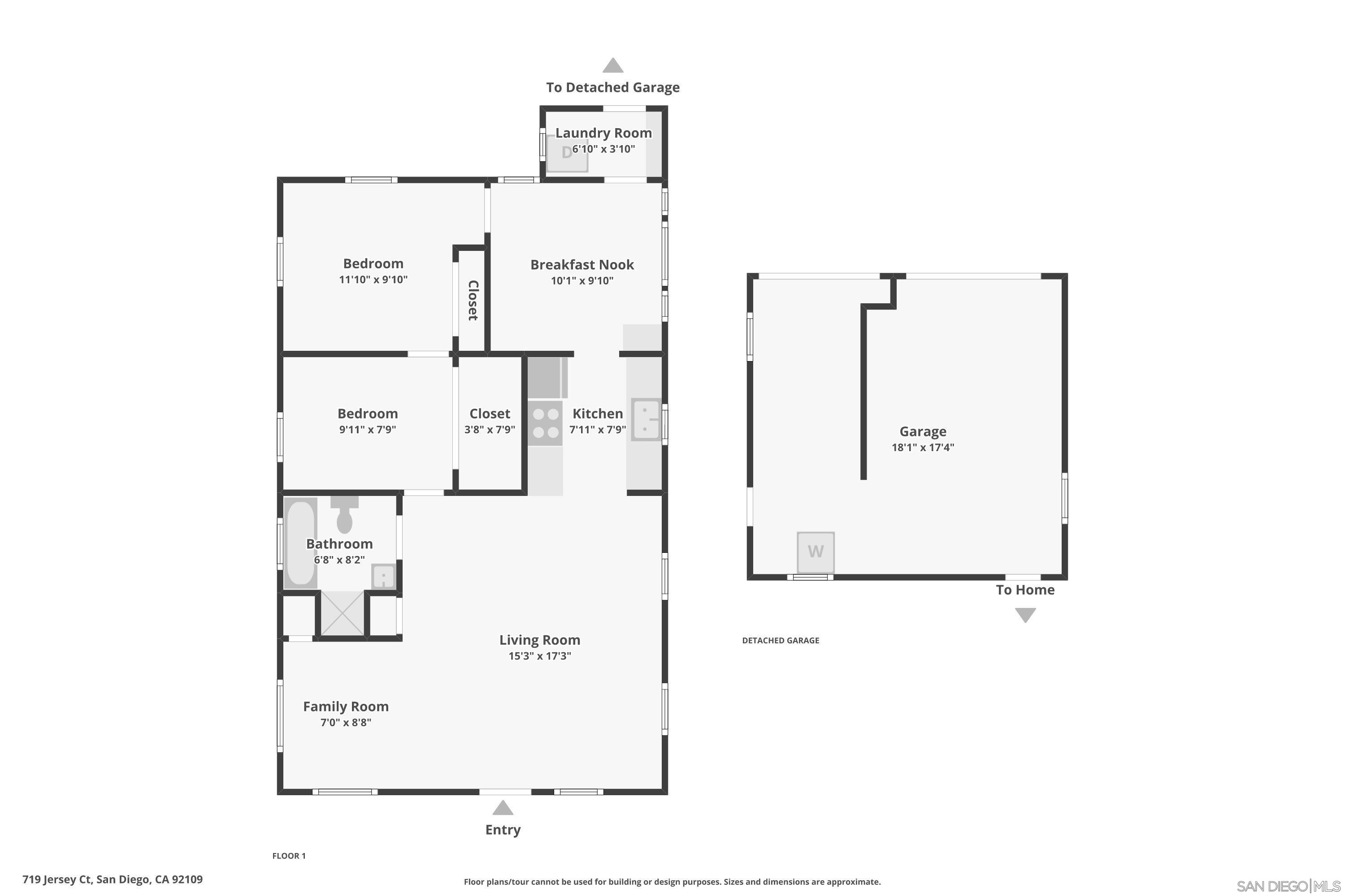 Detail Gallery Image 41 of 45 For 719  Jersey Ct, San Diego,  CA 92109 - 2 Beds | 1 Baths