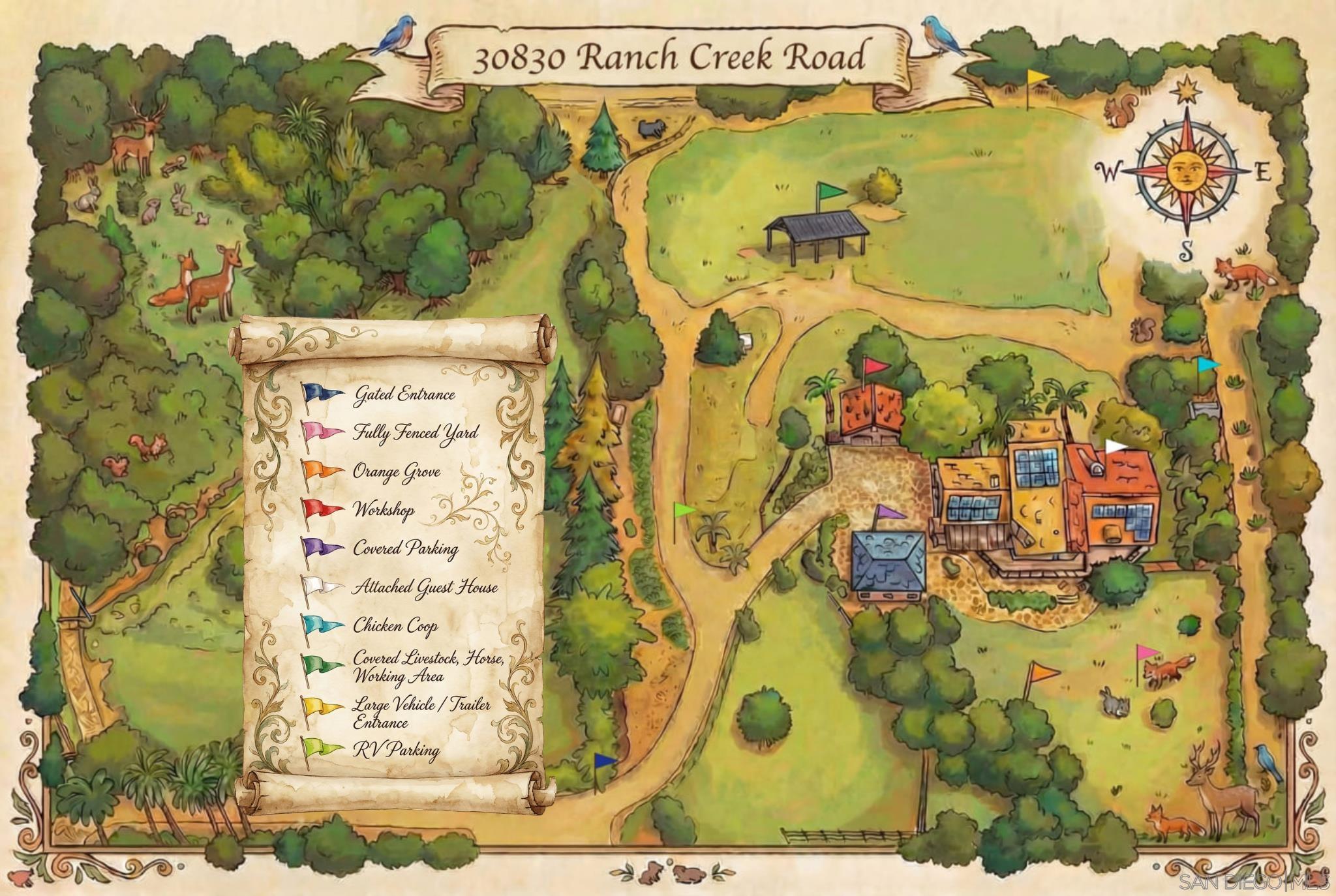 Detail Gallery Image 50 of 50 For 30830  Ranch Creek Rd, Valley Center,  CA 92082 - 3 Beds | 3 Baths