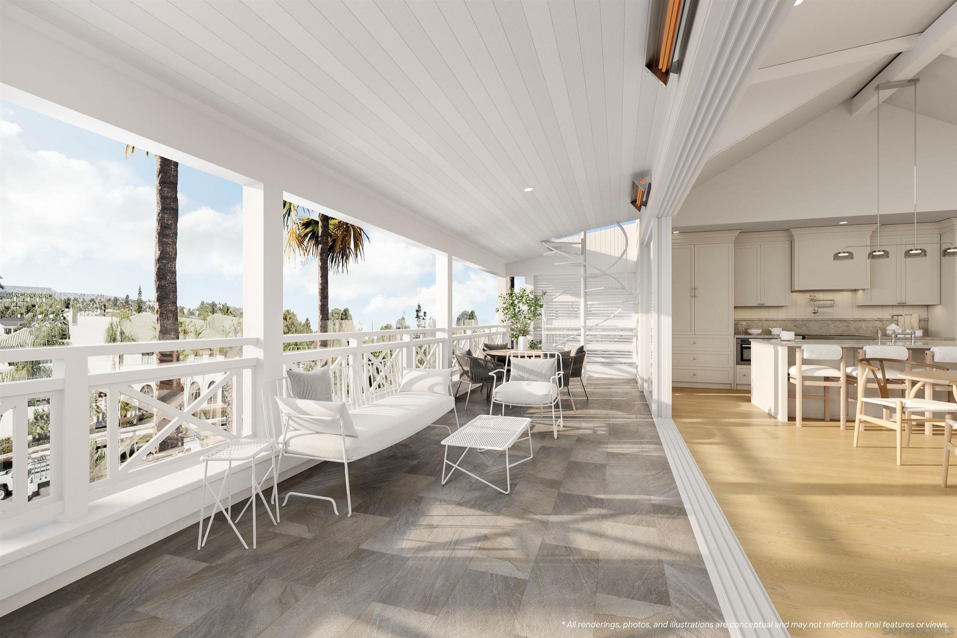 Detail Gallery Image 8 of 15 For 747  Orange Ave  #302,  Coronado,  CA 92118 - 3 Beds | 2 Baths