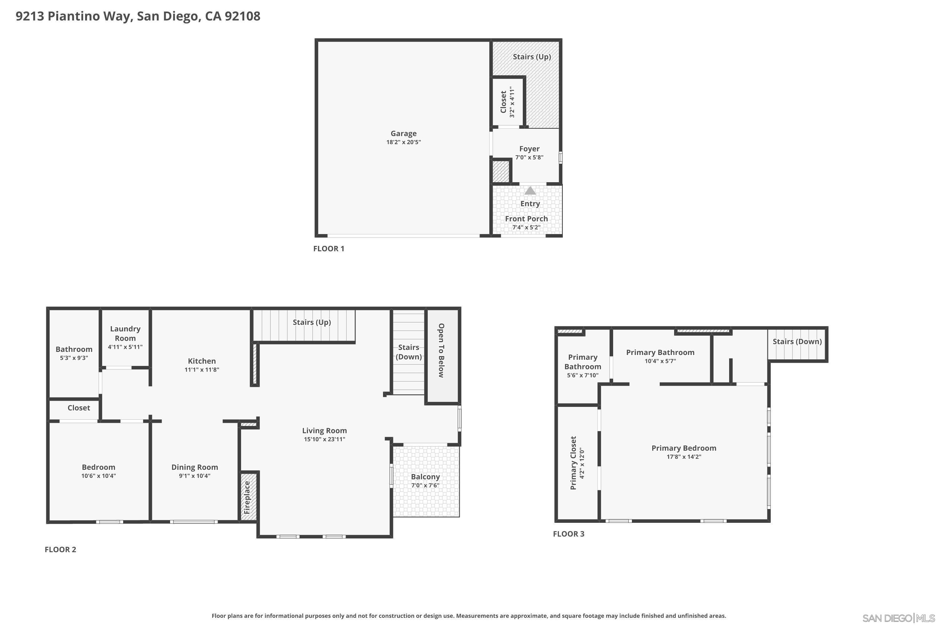 Detail Gallery Image 27 of 30 For 9213  Piantino Way, San Diego,  CA 92108 - 3 Beds | 2 Baths