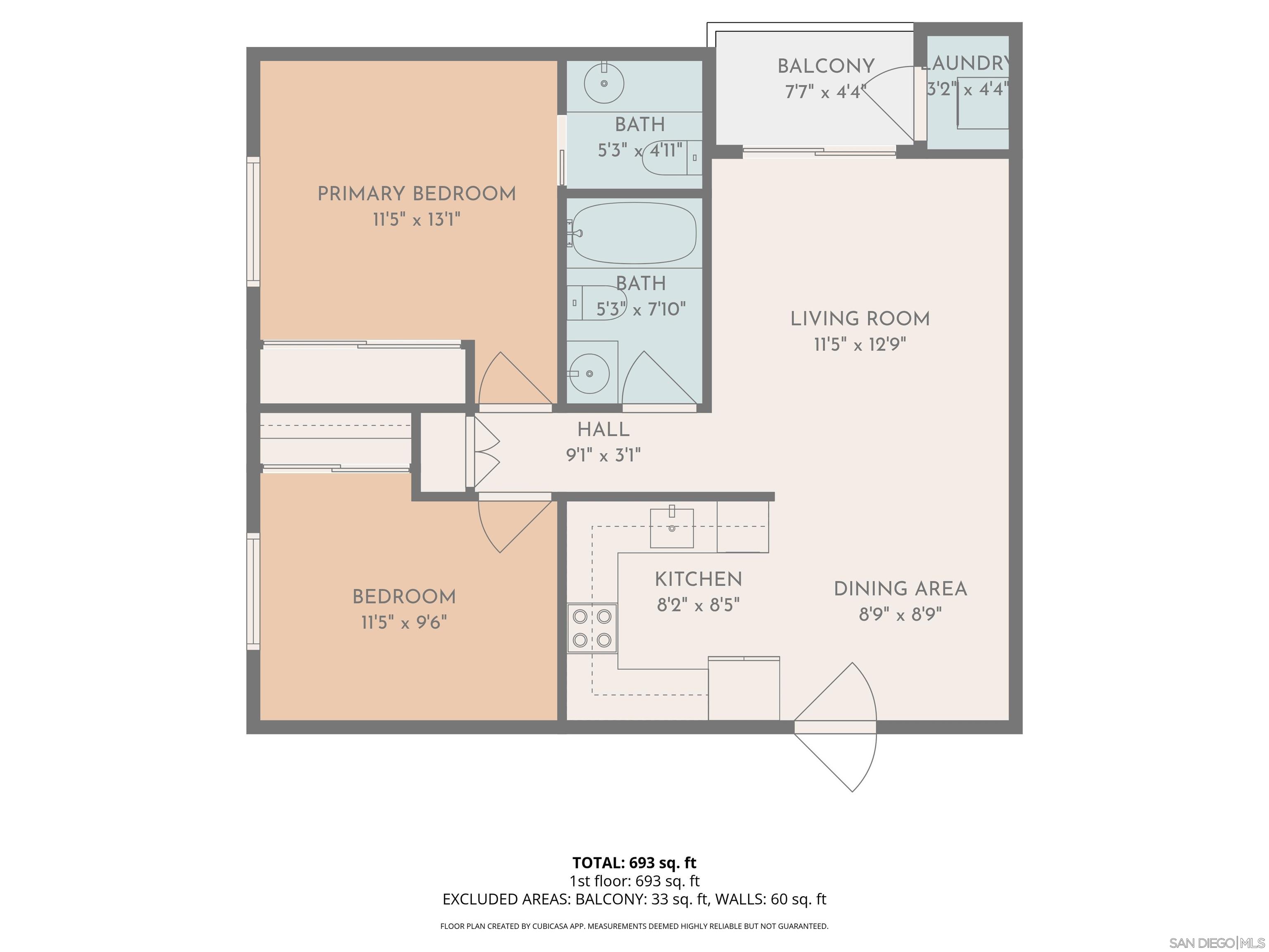 Detail Gallery Image 23 of 31 For 4368  Temecula St  #205,  San Diego,  CA 92107 - 2 Beds | 1/1 Baths