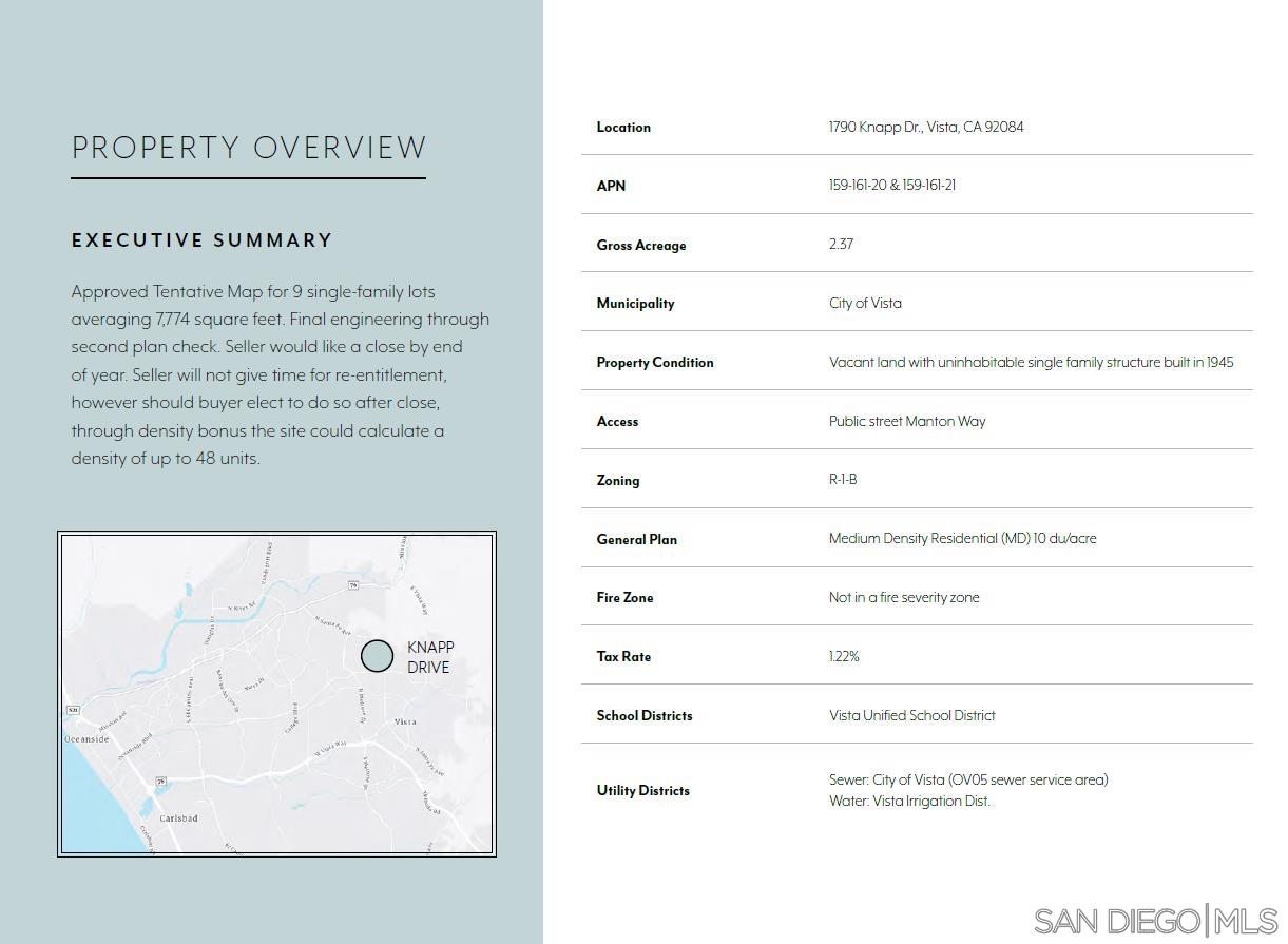 Detail Gallery Image 3 of 10 For , Vista,  CA 92084 - – Beds | – Baths