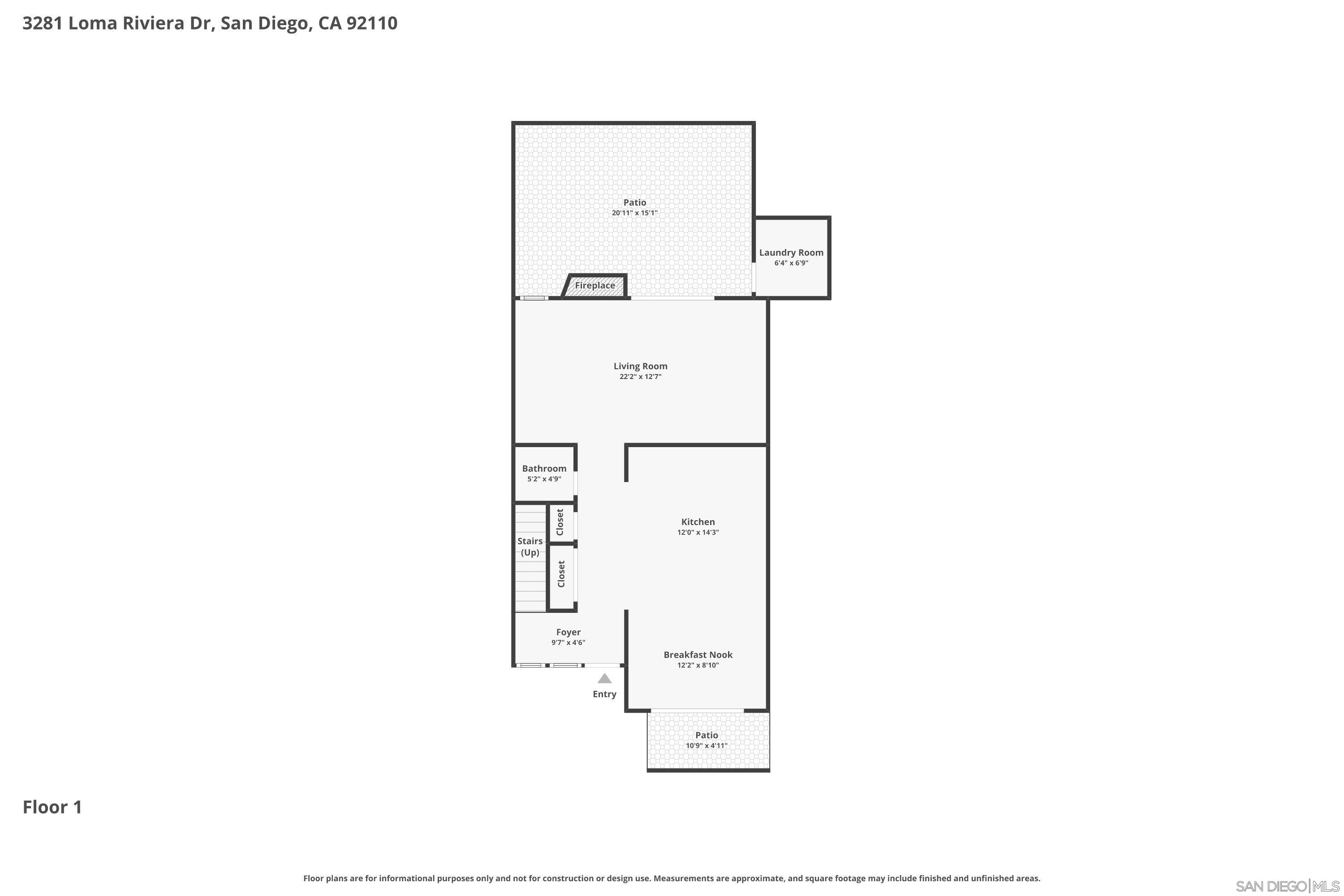 Detail Gallery Image 34 of 58 For 3281  Loma Riviera Drive, San Diego,  CA 92110 - 4 Beds | 2/1 Baths