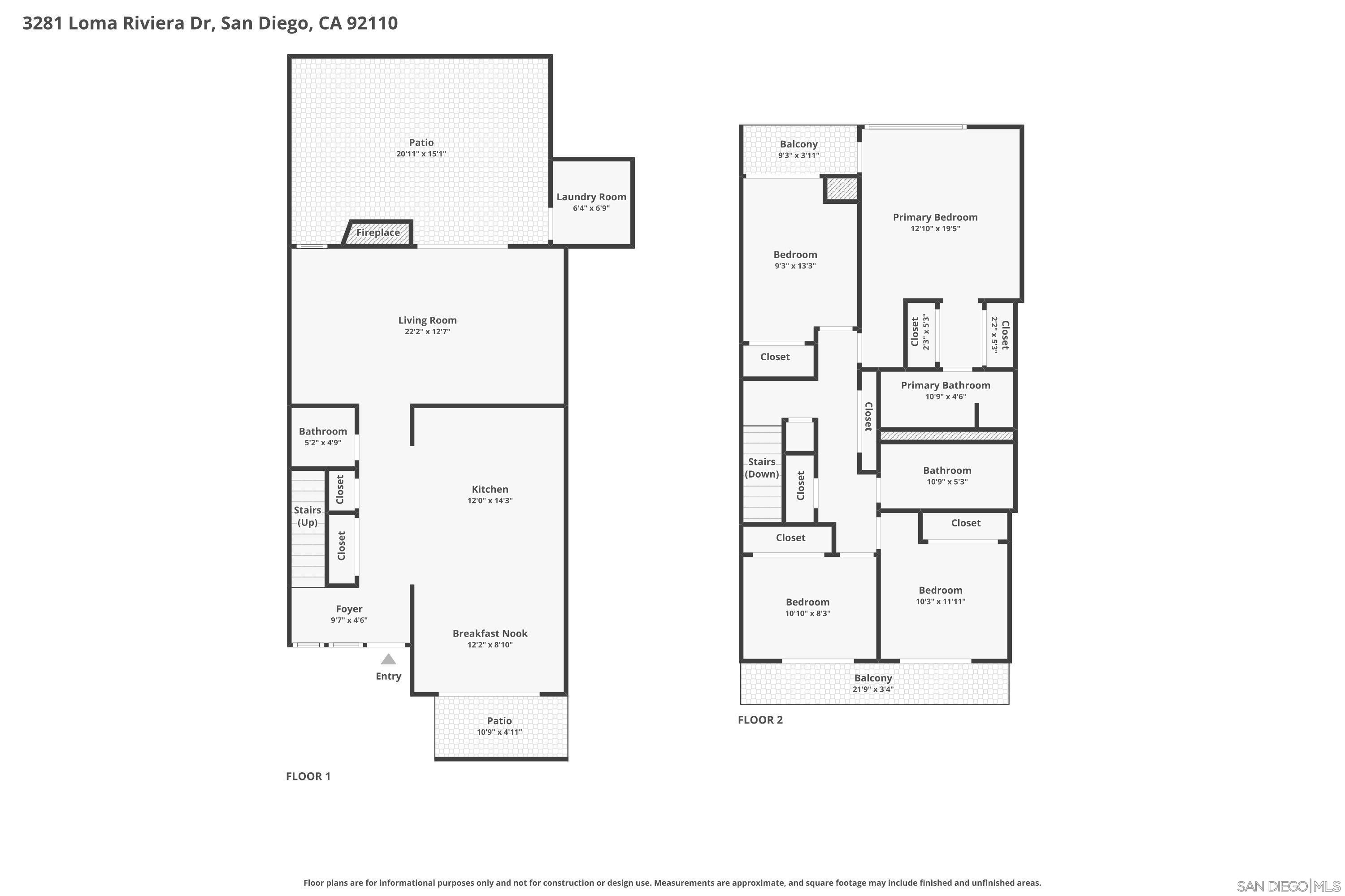 Detail Gallery Image 35 of 58 For 3281  Loma Riviera Drive, San Diego,  CA 92110 - 4 Beds | 2/1 Baths