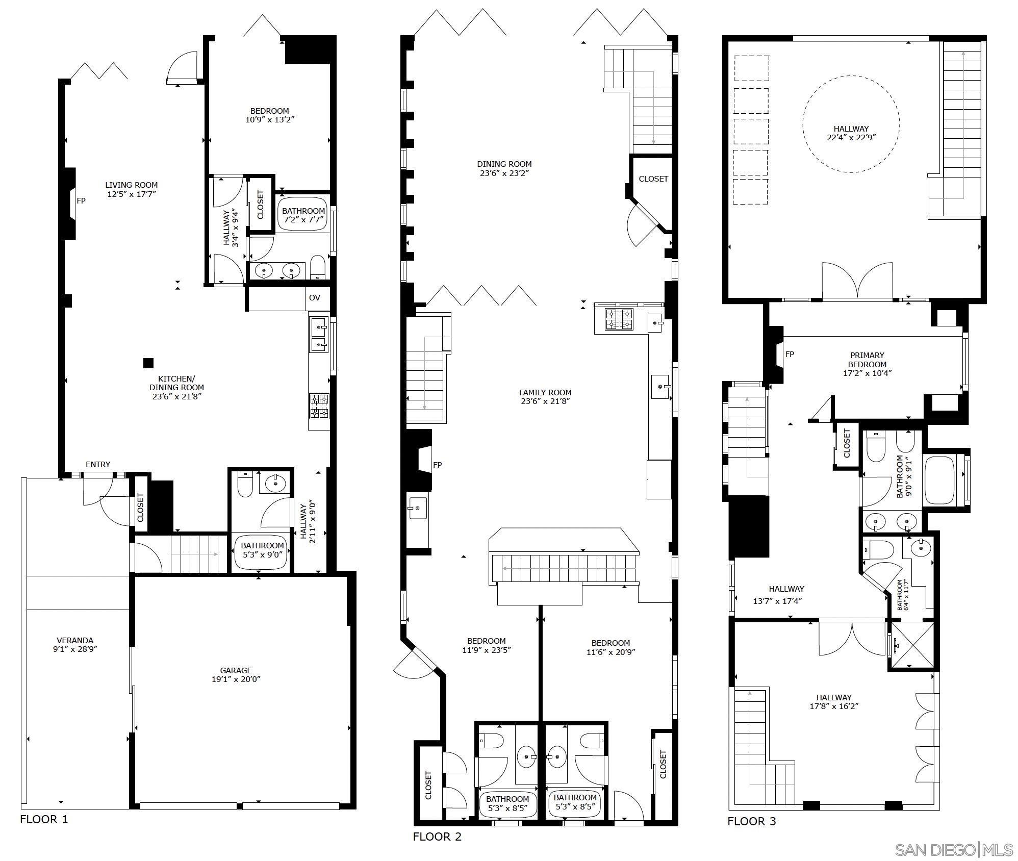 Detail Gallery Image 52 of 52 For 2617  Ocean Front Walk, San Diego,  CA 92109 - 4 Beds | 6 Baths