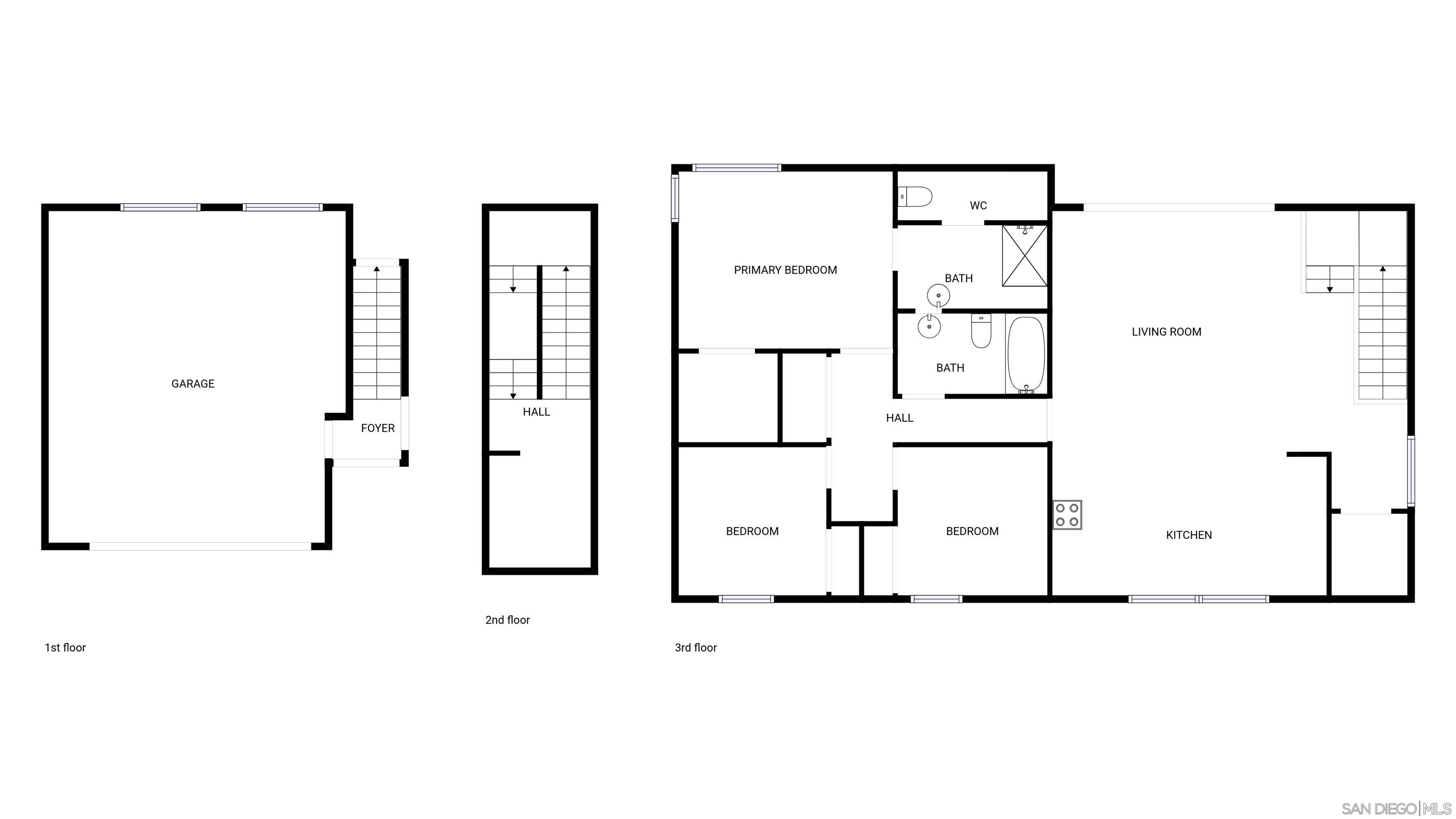 Detail Gallery Image 16 of 16 For 10462  Newbliss Way, San Diego,  CA 92126 - 3 Beds | 2 Baths