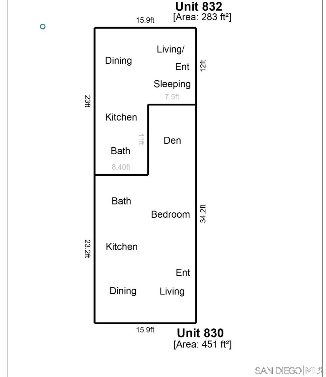 Detail Gallery Image 35 of 35 For 830-832  Pismo Ct, San Diego,  CA 92109 - – Beds | – Baths