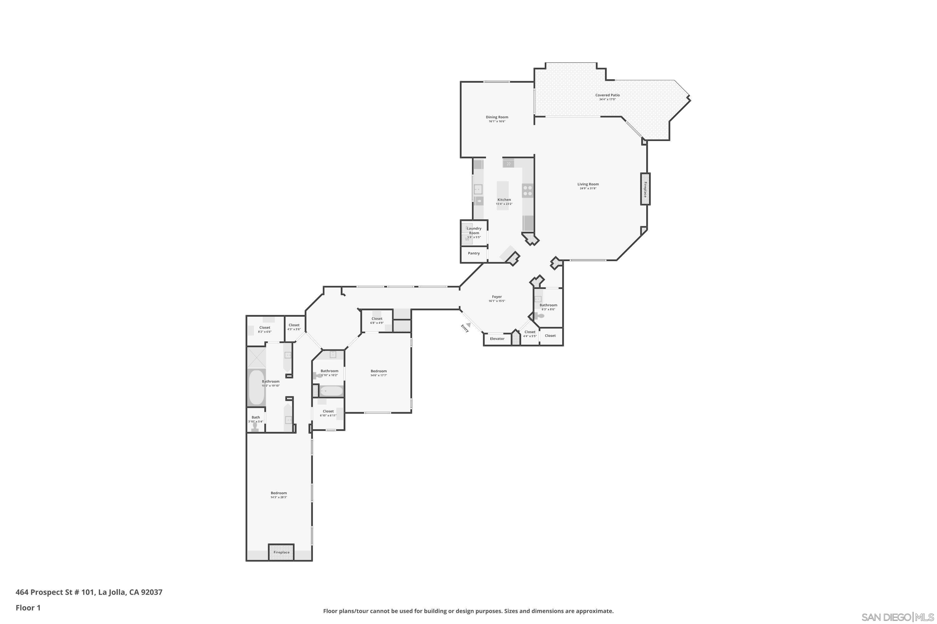 Detail Gallery Image 61 of 61 For 464  Prospect  101, La Jolla,  CA 92037 - 2 Beds | 2/1 Baths