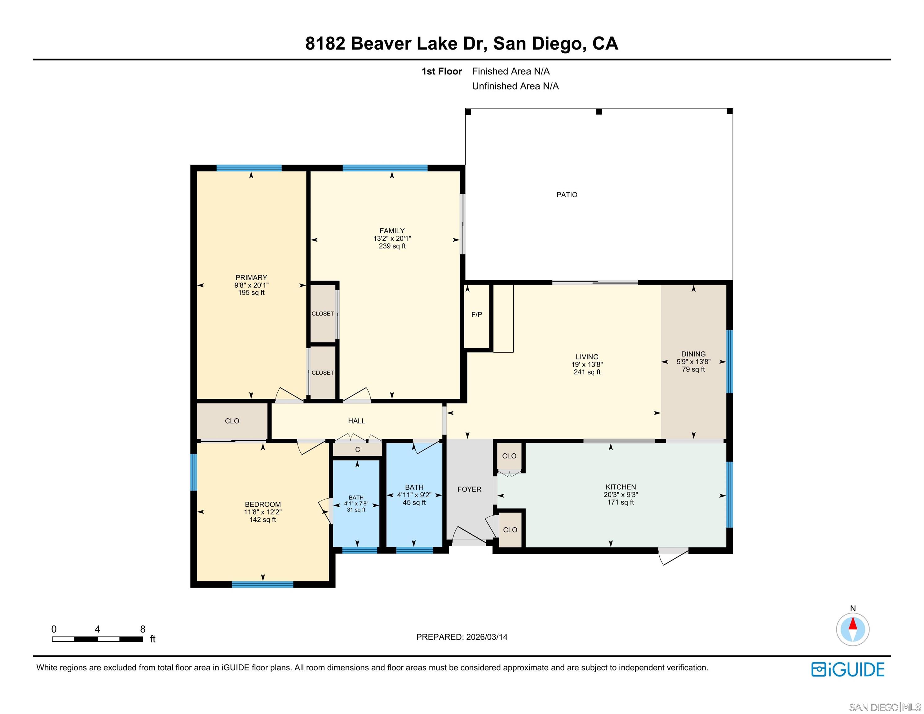 Detail Gallery Image 49 of 53 For 8182  Beaver Lake Dr, San Diego,  CA 92119 - 3 Beds | 2 Baths