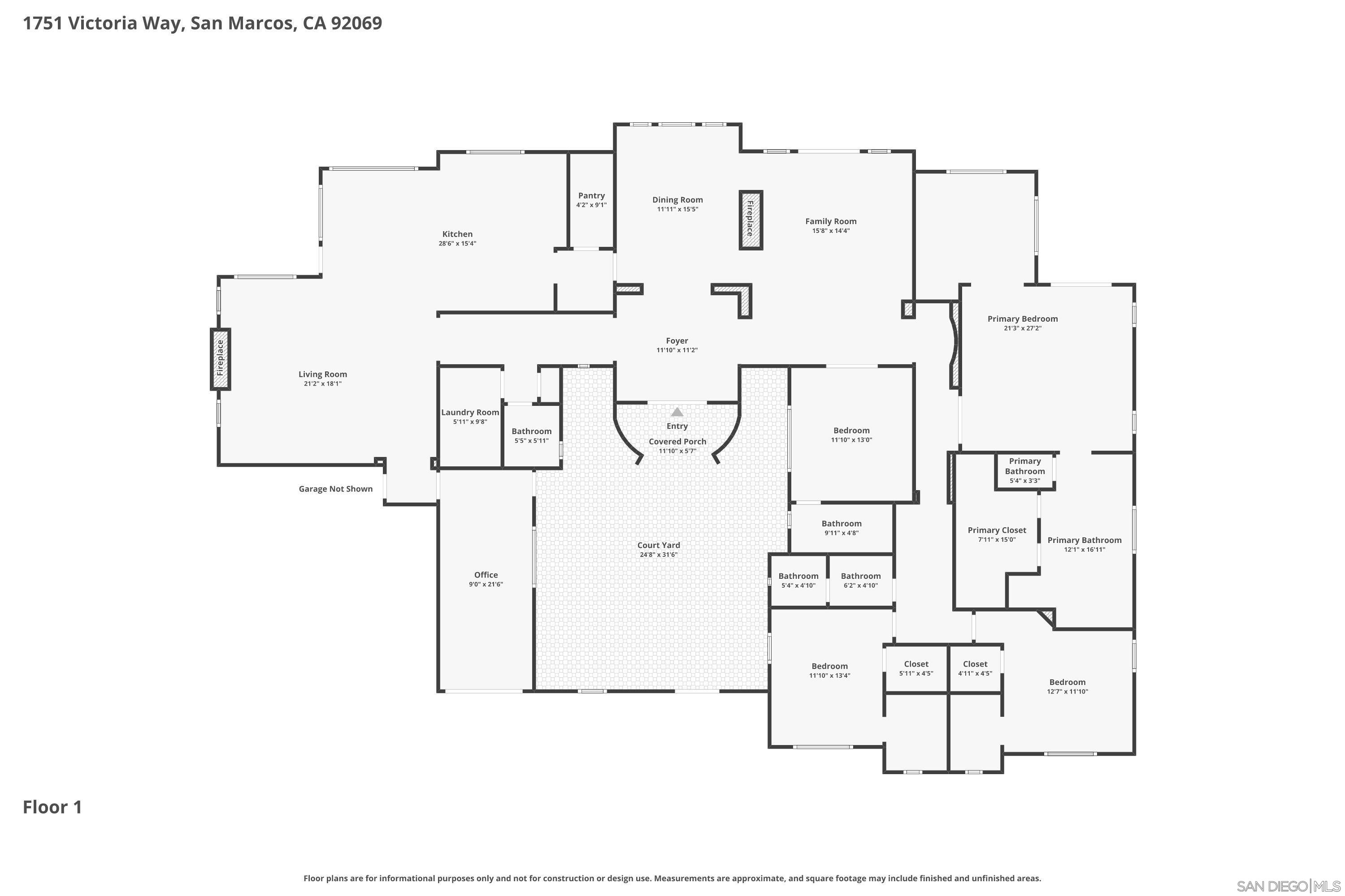 Detail Gallery Image 11 of 37 For 1751  Victoria Way, San Marcos,  CA 92069 - 5 Beds | 3/1 Baths