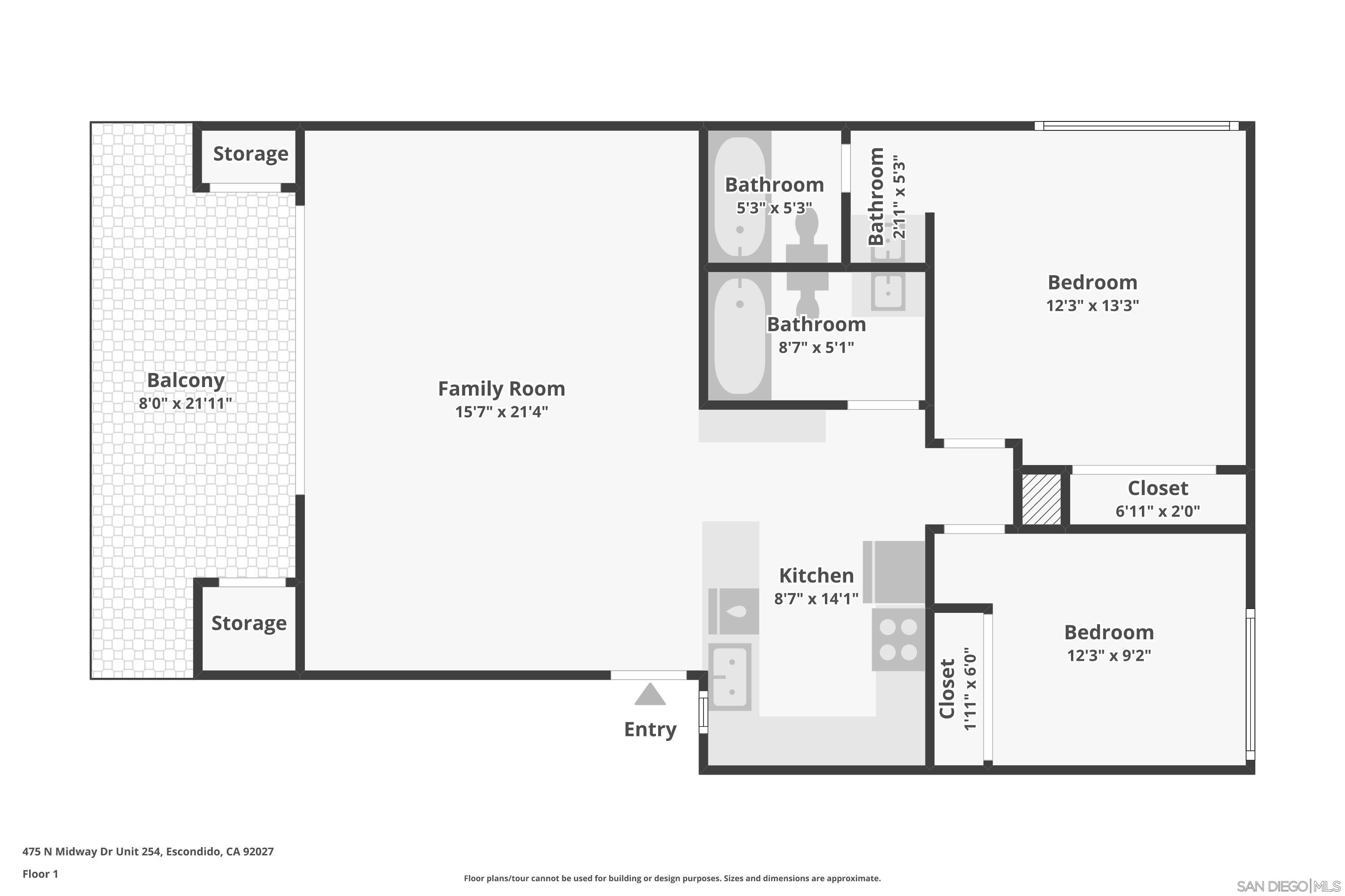 Detail Gallery Image 23 of 23 For 475 N Midway Dr  #254,  Escondido,  CA 92027 - 2 Beds | 2 Baths
