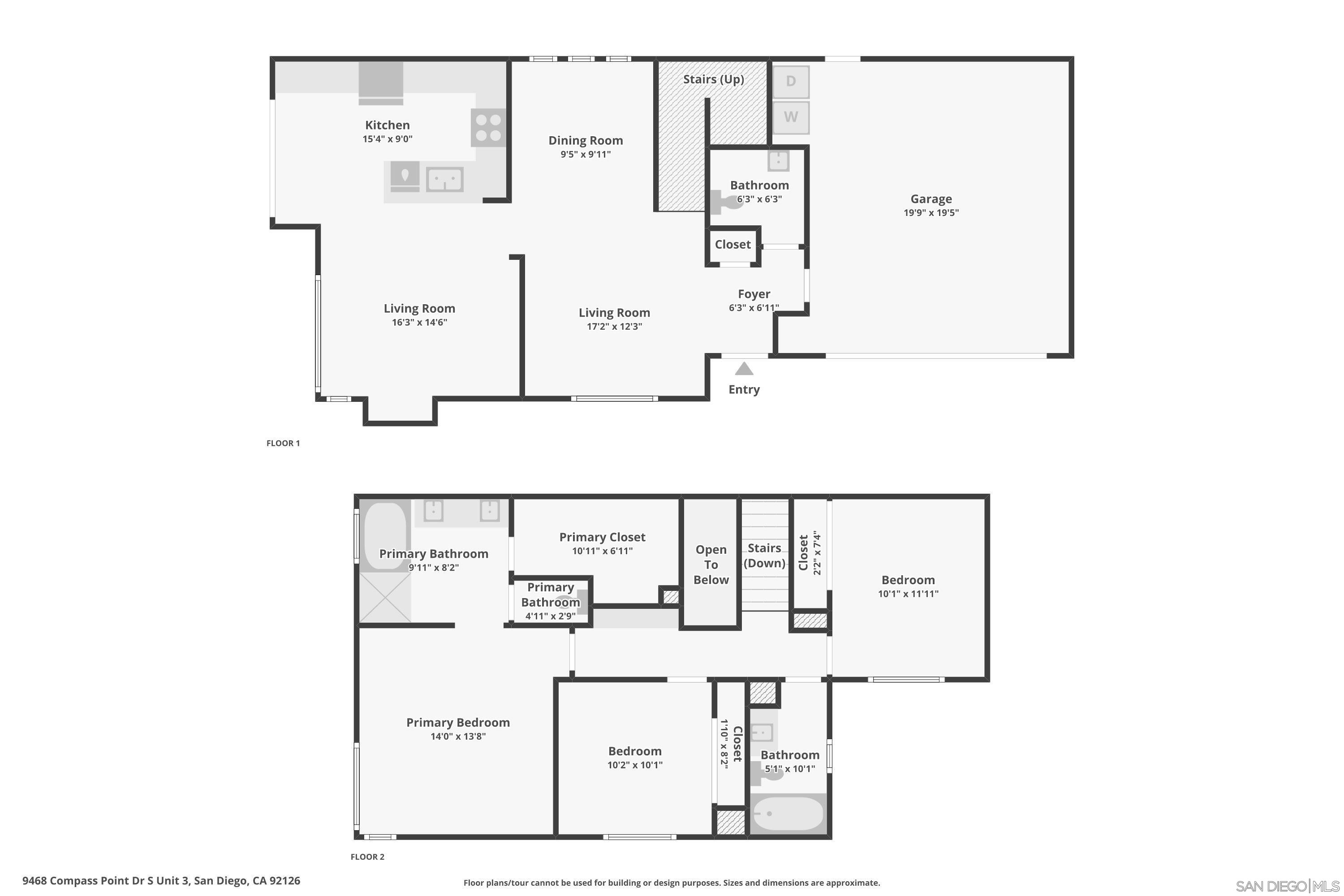 Detail Gallery Image 4 of 43 For 9468  Compass Point Dr S  #3,  San Diego,  CA 92126 - 3 Beds | 2/1 Baths