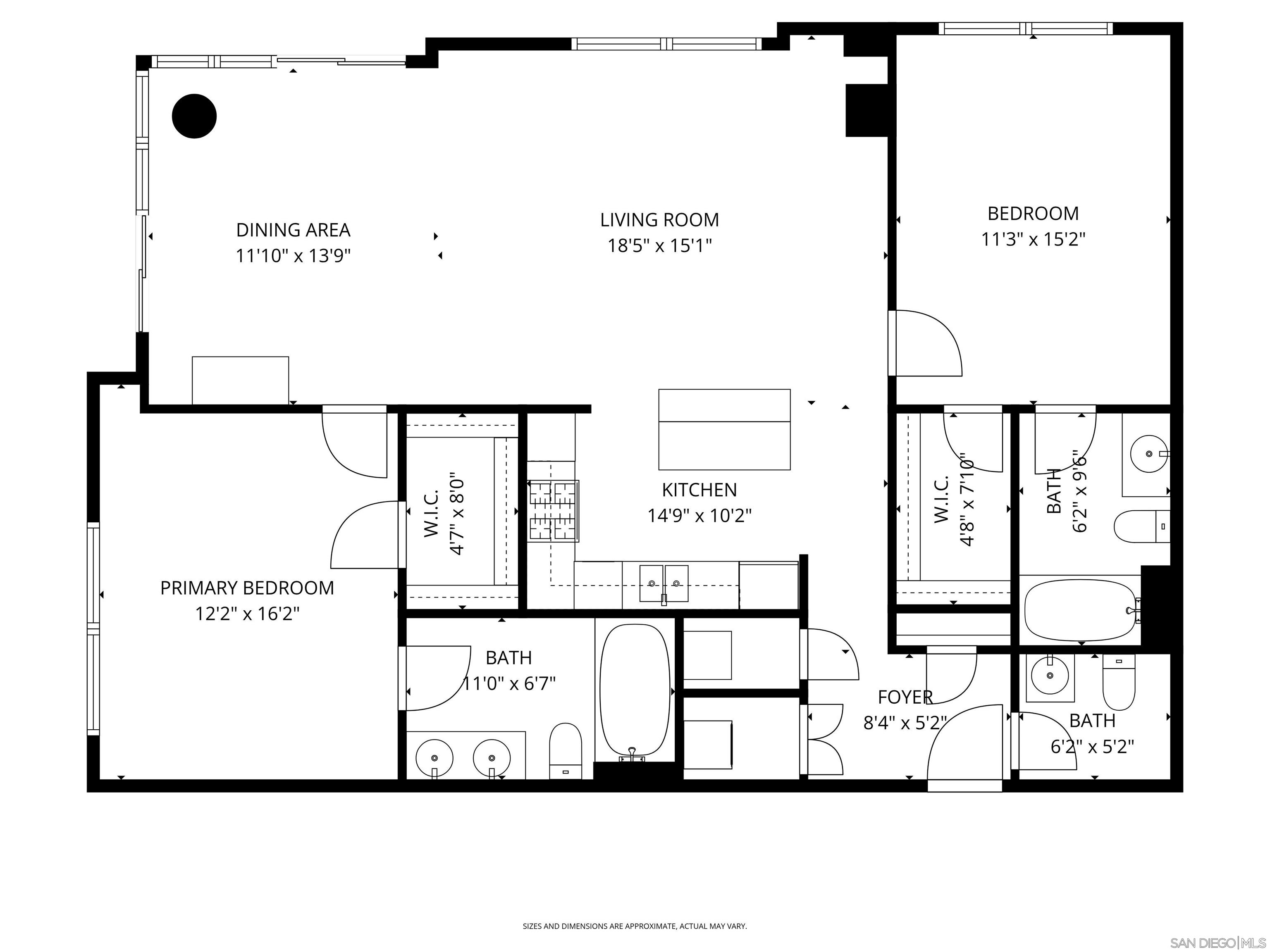 Detail Gallery Image 44 of 49 For 645  Front St  #606,  San Diego,  CA 92101 - 2 Beds | 2/1 Baths