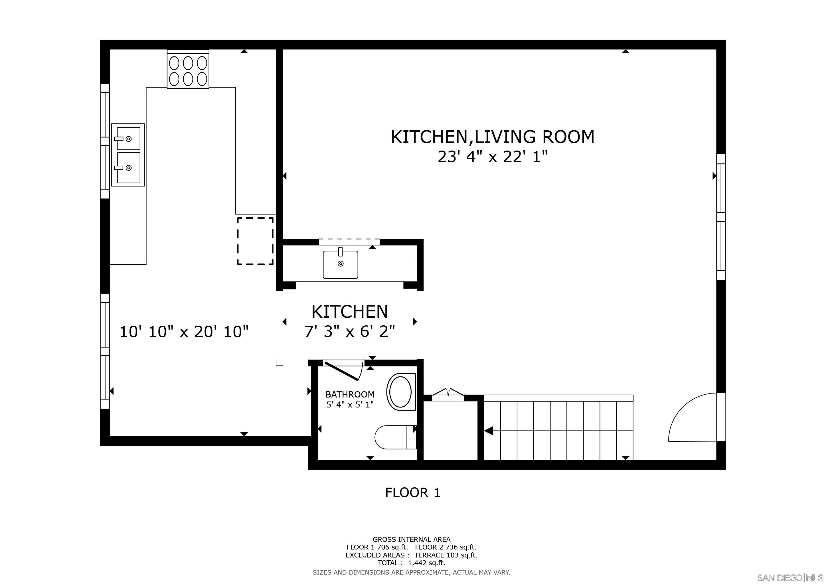Detail Gallery Image 35 of 36 For 835  E Ave  #B,  Coronado,  CA 92118 - 3 Beds | 2/1 Baths