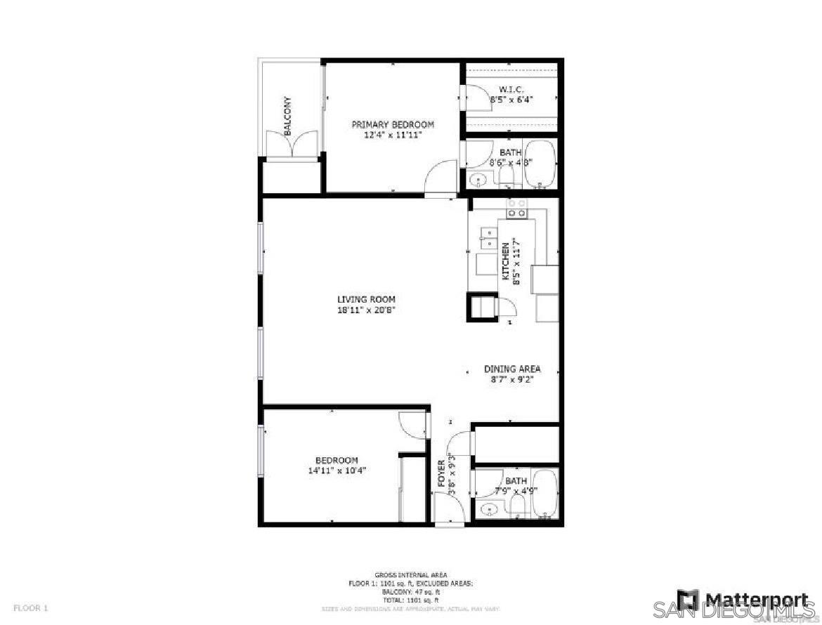 Detail Gallery Image 19 of 19 For 2037  Burton St  #43,  San Diego,  CA 92111 - 2 Beds | 2 Baths