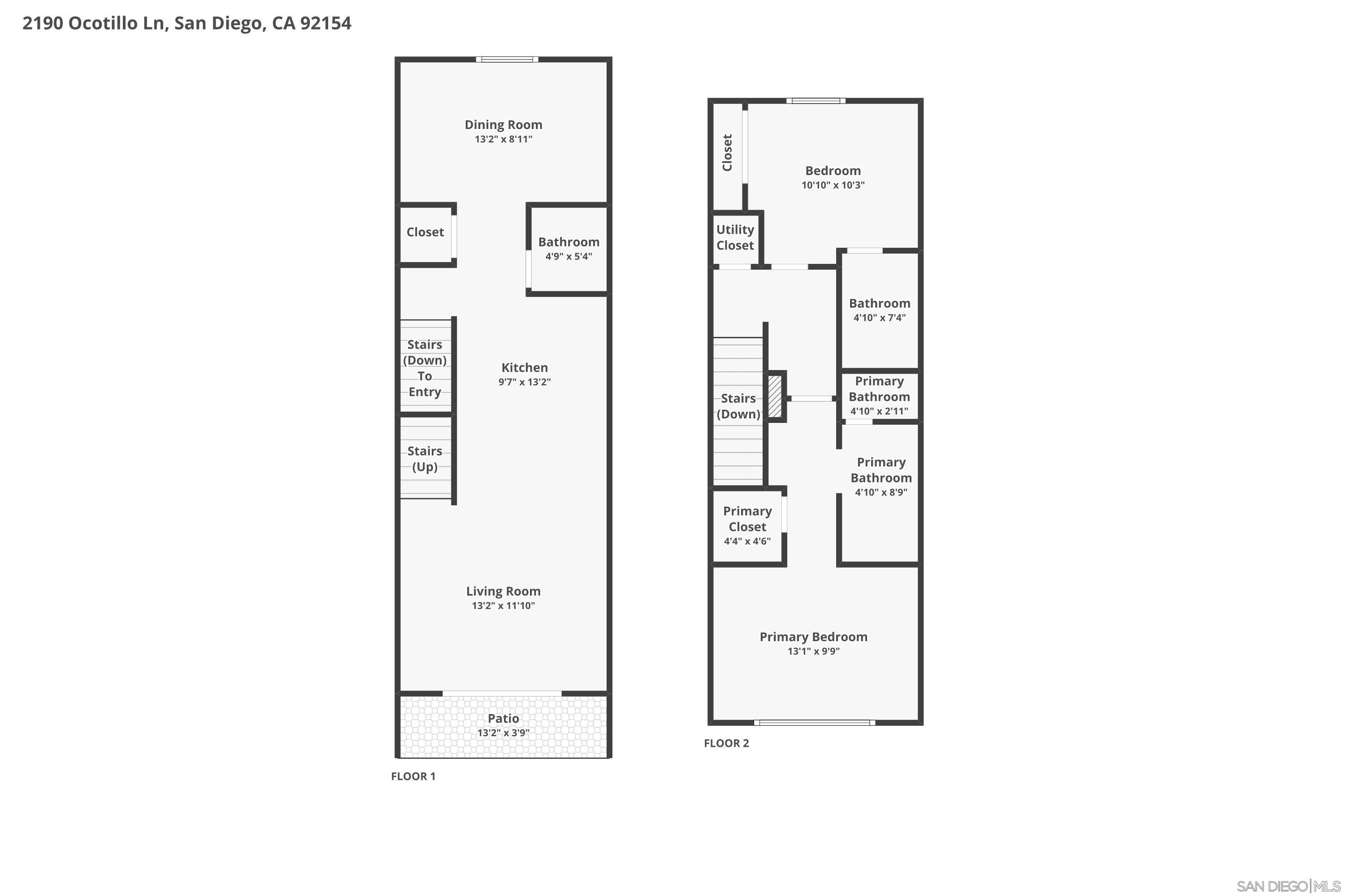 Detail Gallery Image 38 of 38 For 2190  Ocotillo Ln, San Diego,  CA 92154 - 2 Beds | 2/1 Baths