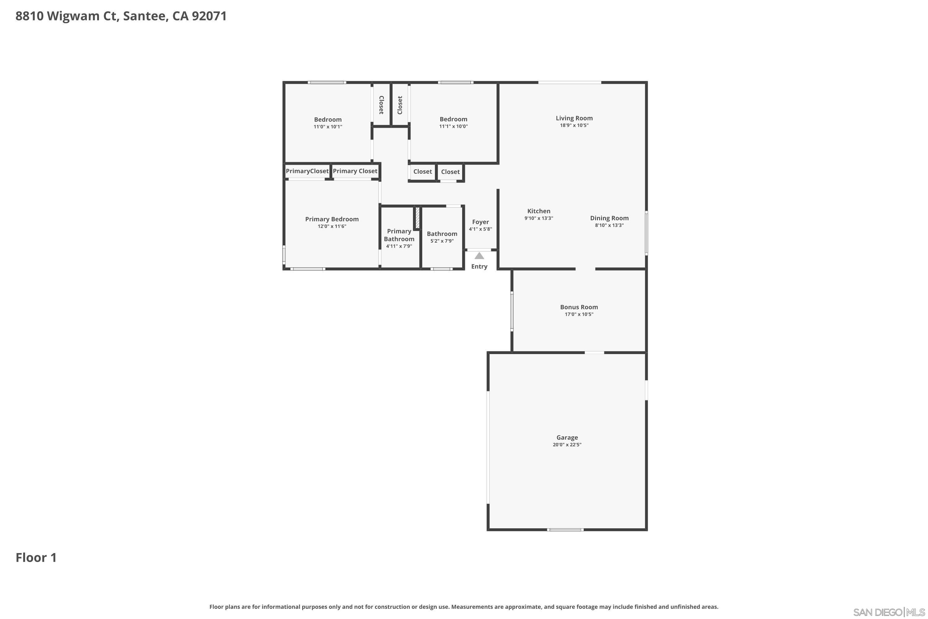 Detail Gallery Image 41 of 41 For 8810  Wigwam Ct, Santee,  CA 92071 - 3 Beds | 2 Baths