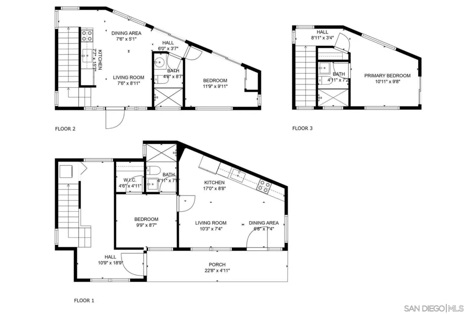 Detail Gallery Image 15 of 43 For 1024-1022  Pascoe St., San Diego,  CA 92103 - 3 Beds | 3 Baths