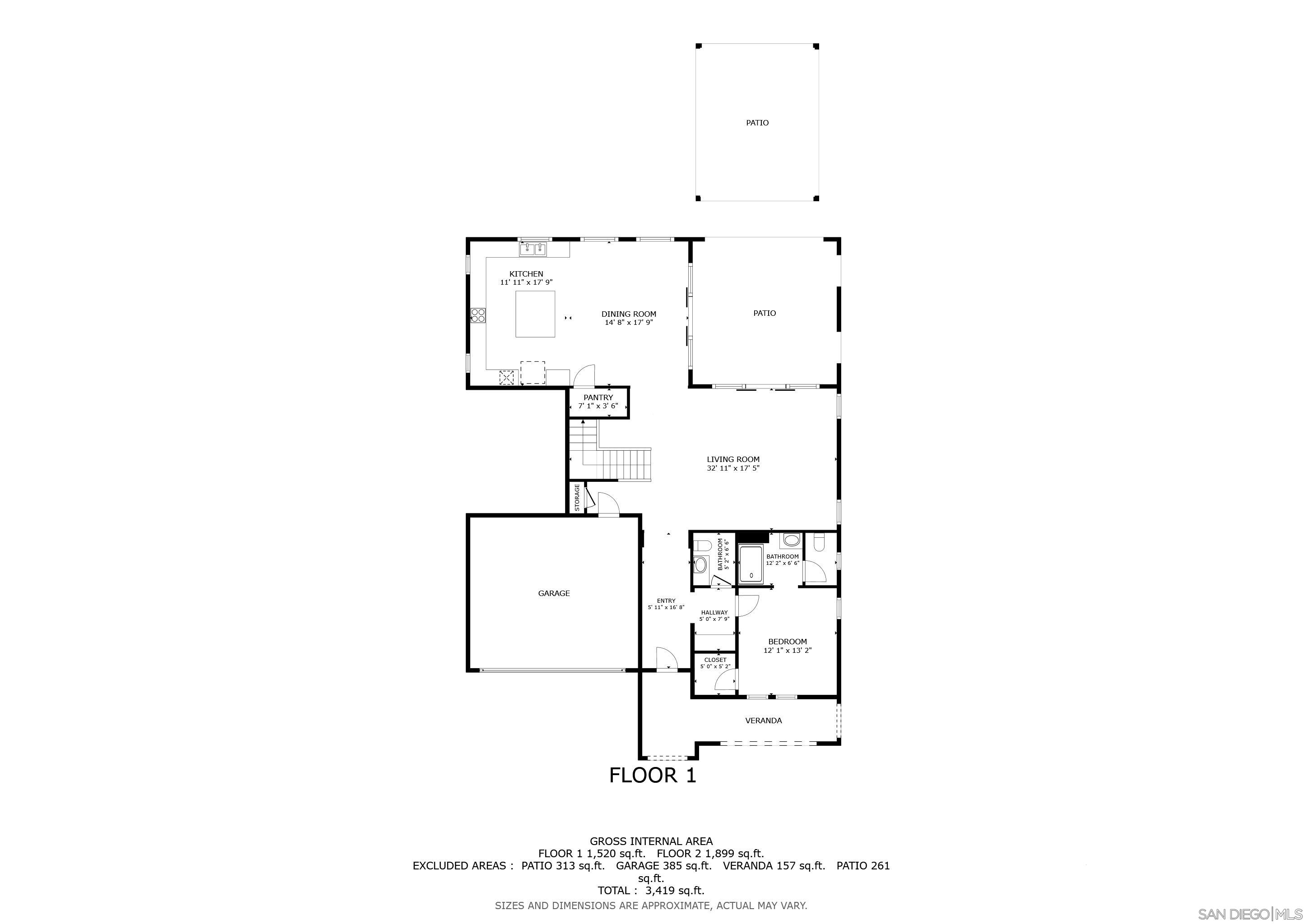 Detail Gallery Image 27 of 39 For 1818  Santa Christina Ave, Chula Vista,  CA 91913 - 4 Beds | 3/1 Baths