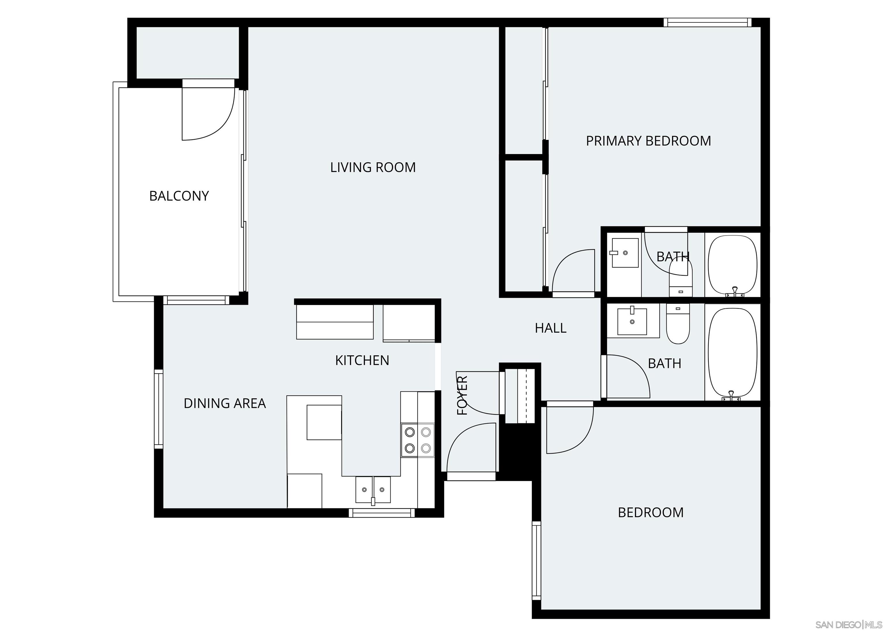 Detail Gallery Image 5 of 21 For 5483  Adobe Falls Rd.  #7,  San Diego,  CA 92120 - 2 Beds | 2 Baths