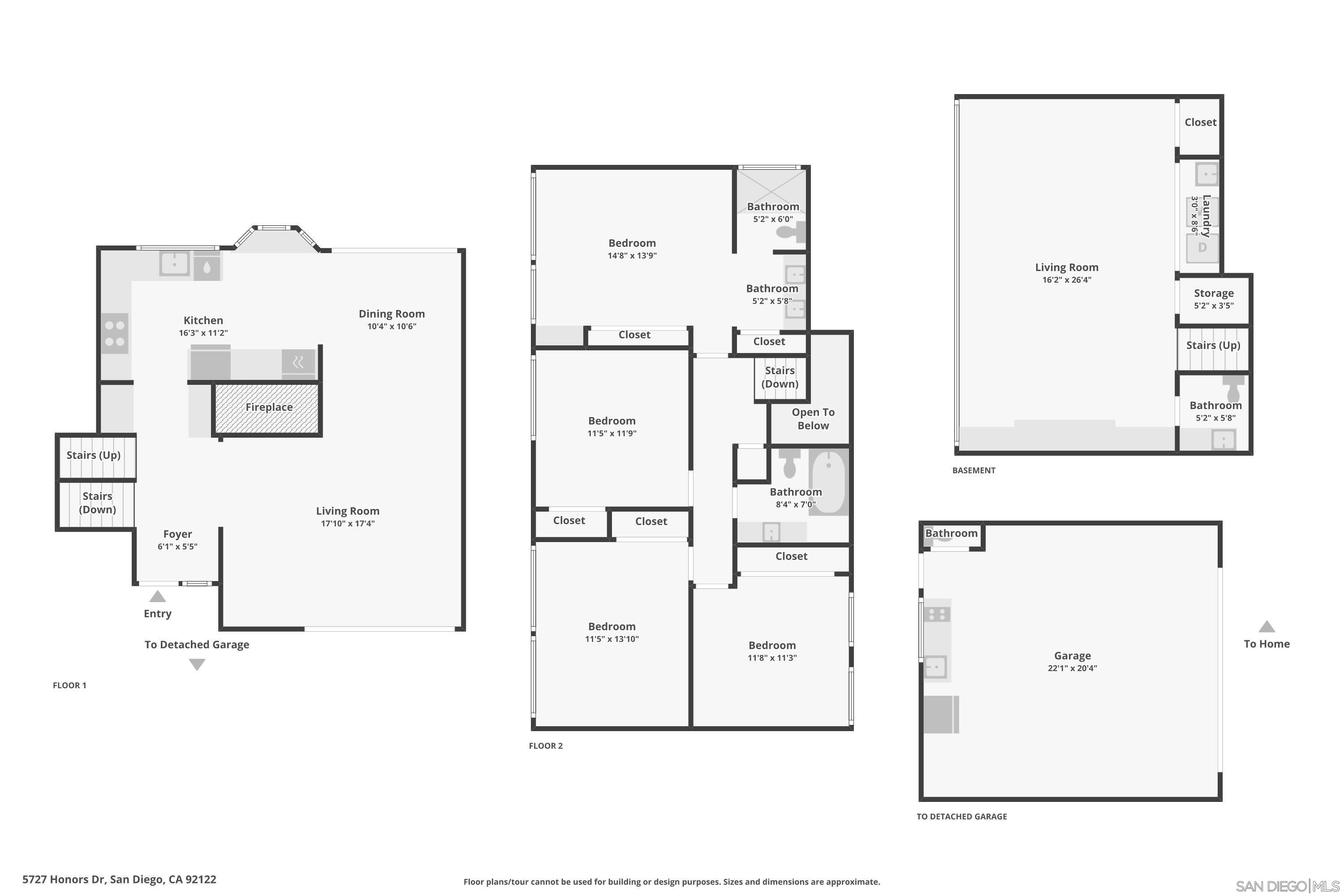Detail Gallery Image 72 of 72 For 5727  Honors, San Diego,  CA 92122 - 4 Beds | 2/1 Baths