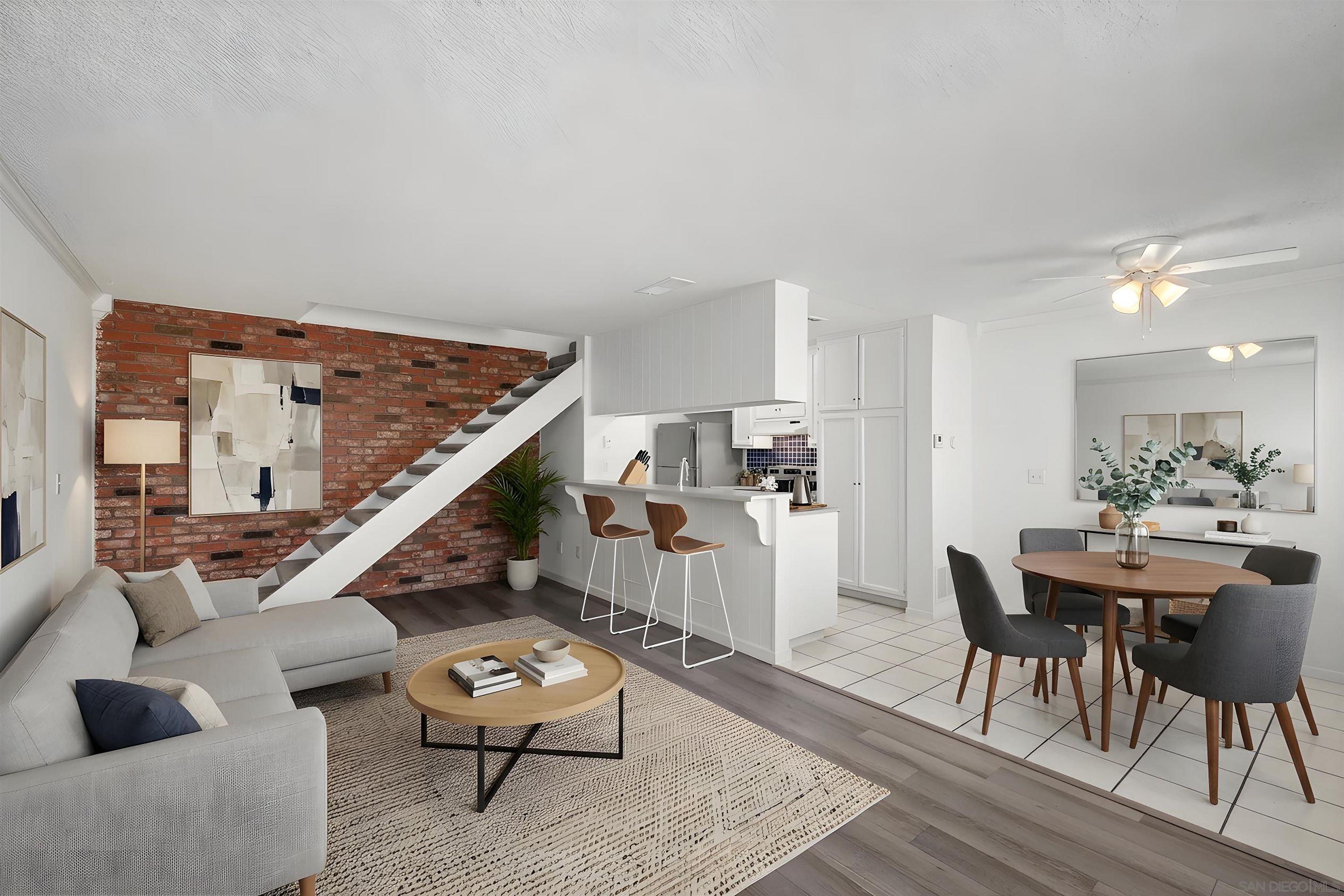 Detail Gallery Image 4 of 29 For 9837  Mission Gorge  #3,  Santee,  CA 92071 - 2 Beds | 1 Baths