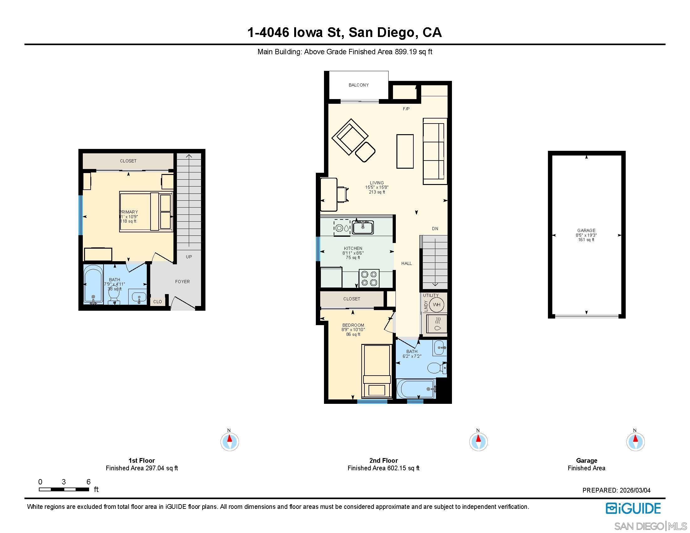 Detail Gallery Image 27 of 27 For 4046  Iowa St.  1, San Diego,  CA 92104 - 2 Beds | 2 Baths