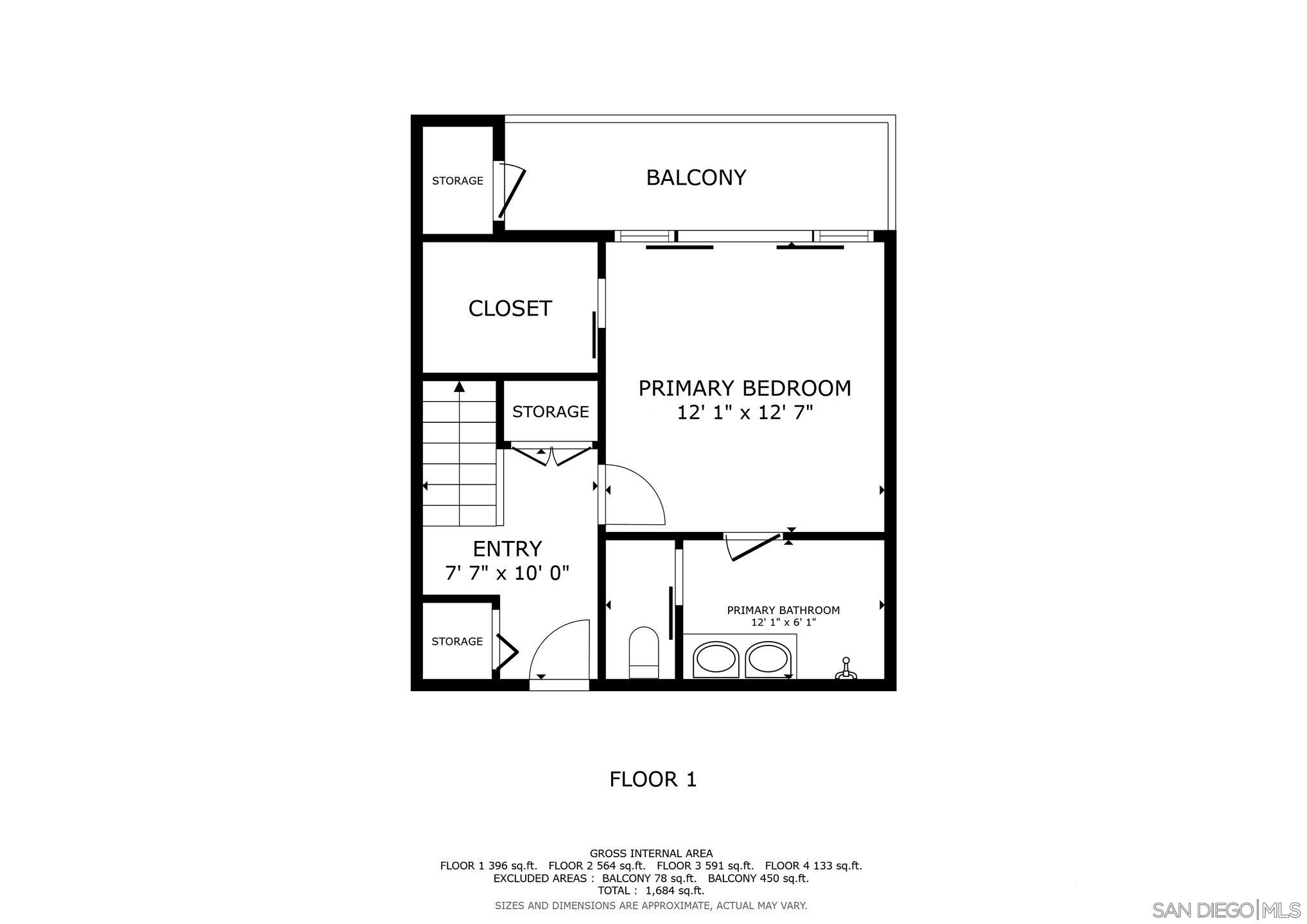 Detail Gallery Image 17 of 30 For 4079  1st Ave  #4,  San Diego,  CA 92103 - 3 Beds | 2/1 Baths