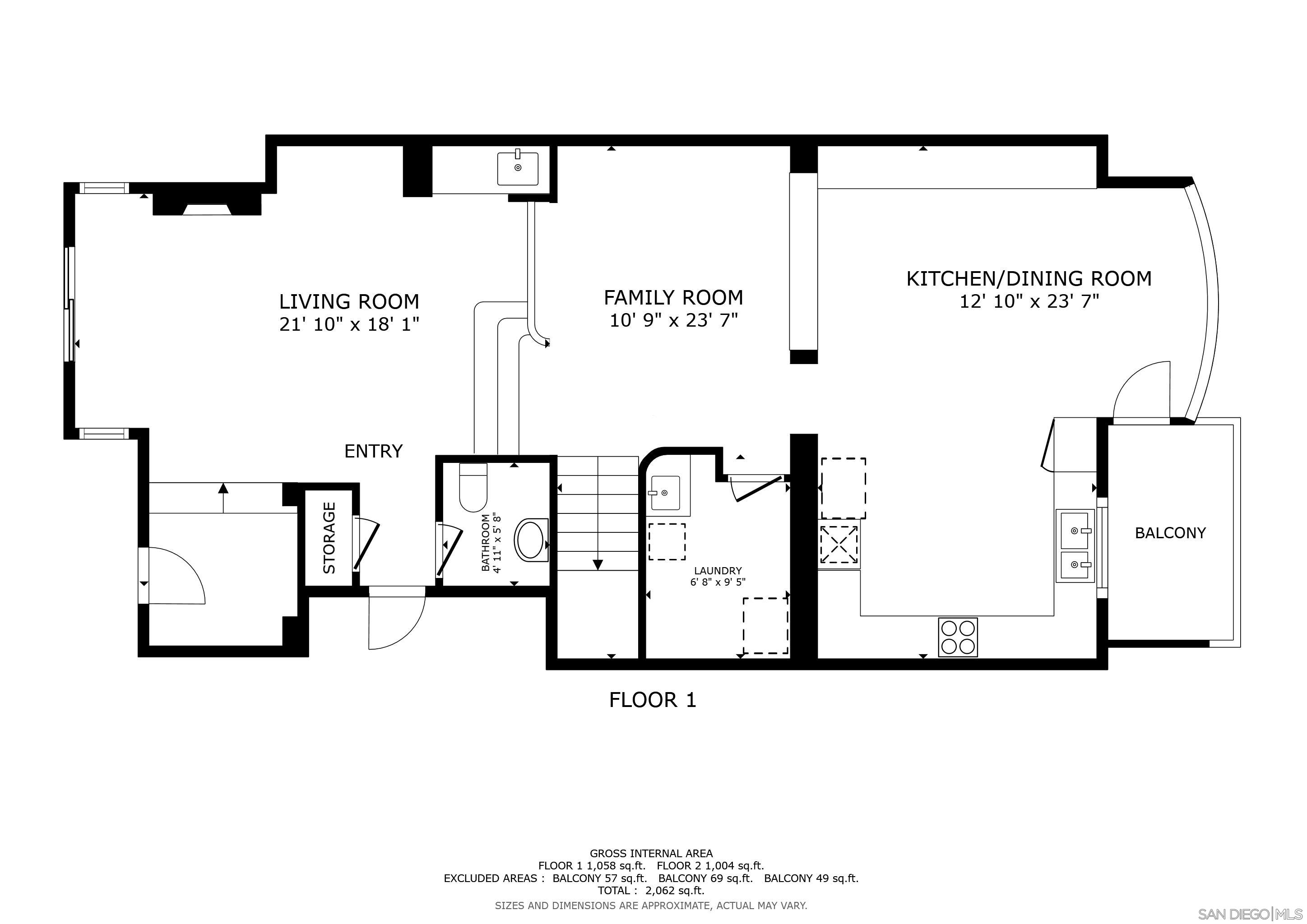 Detail Gallery Image 48 of 49 For 5117  Renaissance Ave  #D,  San Diego,  CA 92122 - 3 Beds | 2/1 Baths